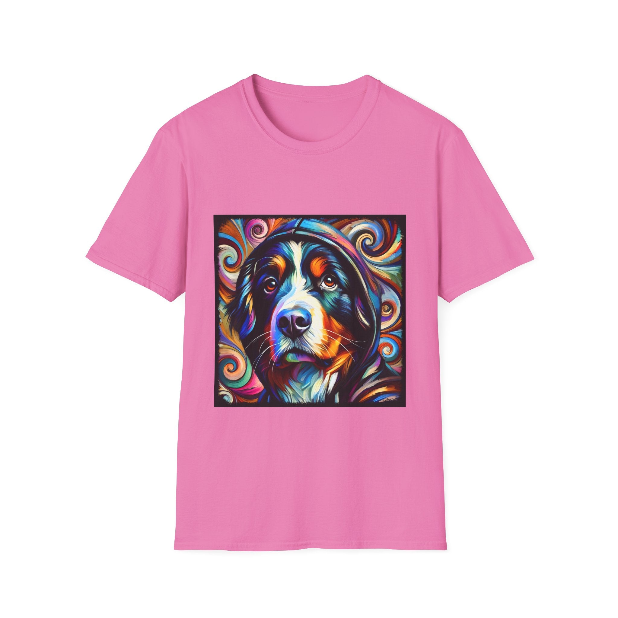 Bernese Mountain Dog Relaxed Swirl | Unisex Dog T-Shirt