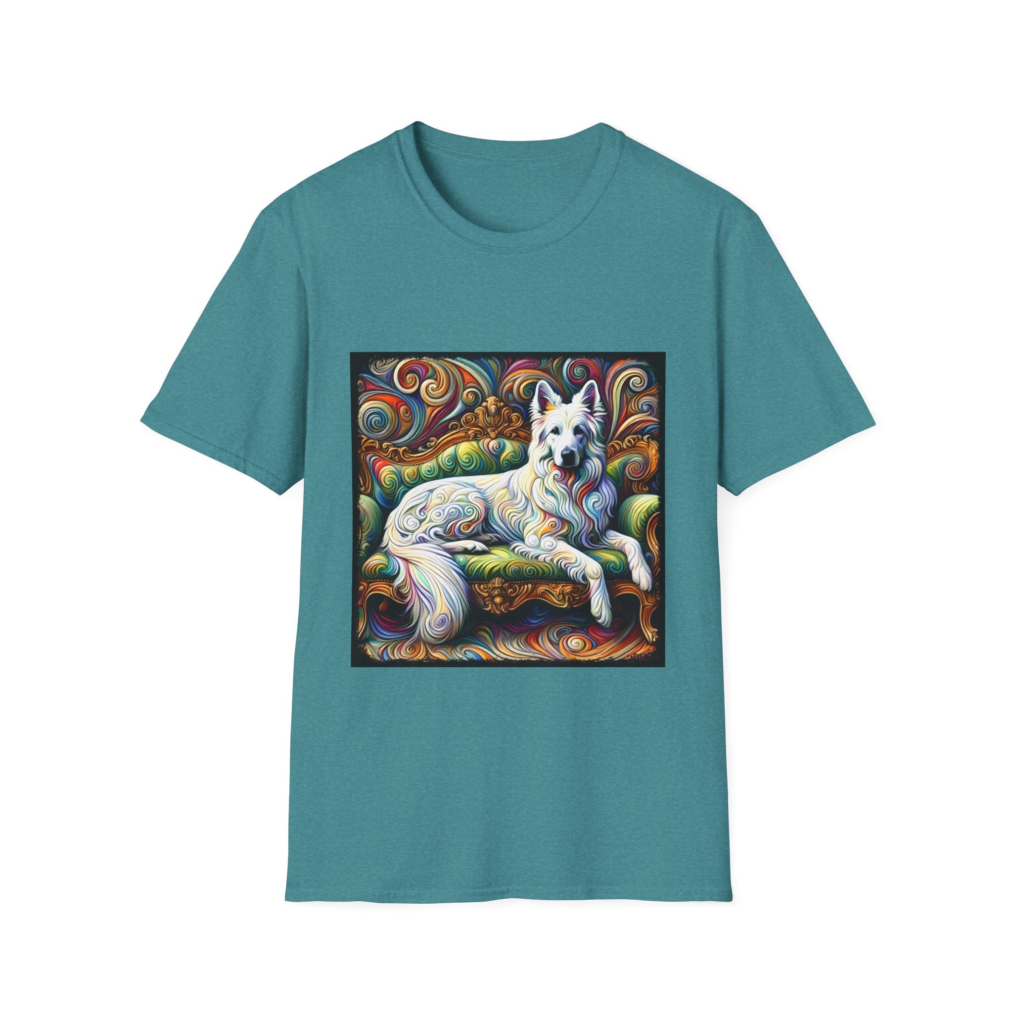 German Shepherd Intense Swirl | Unisex Dog T-Shirt