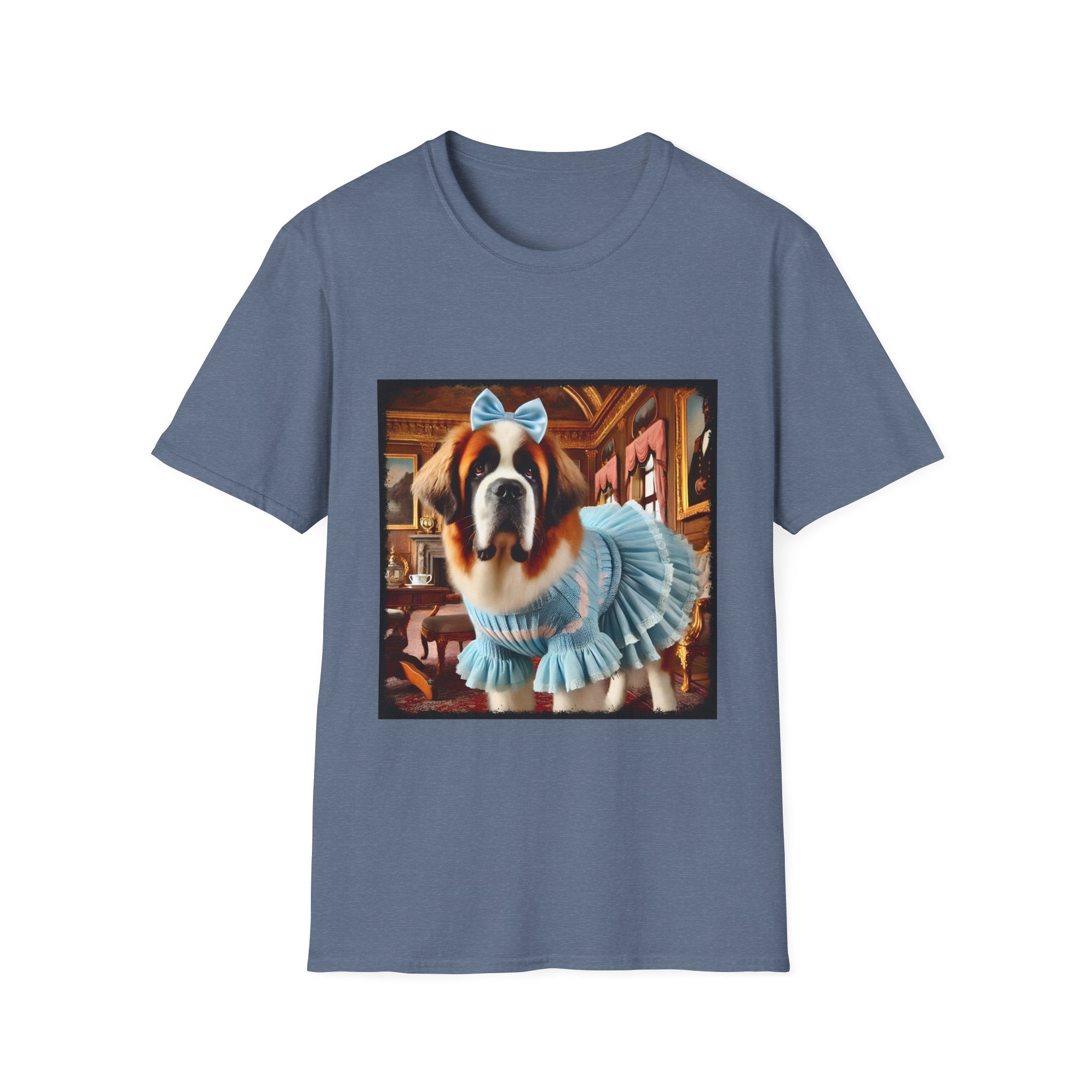 Saint Bernard Posh Pearl | Unisex Dog T-Shirt