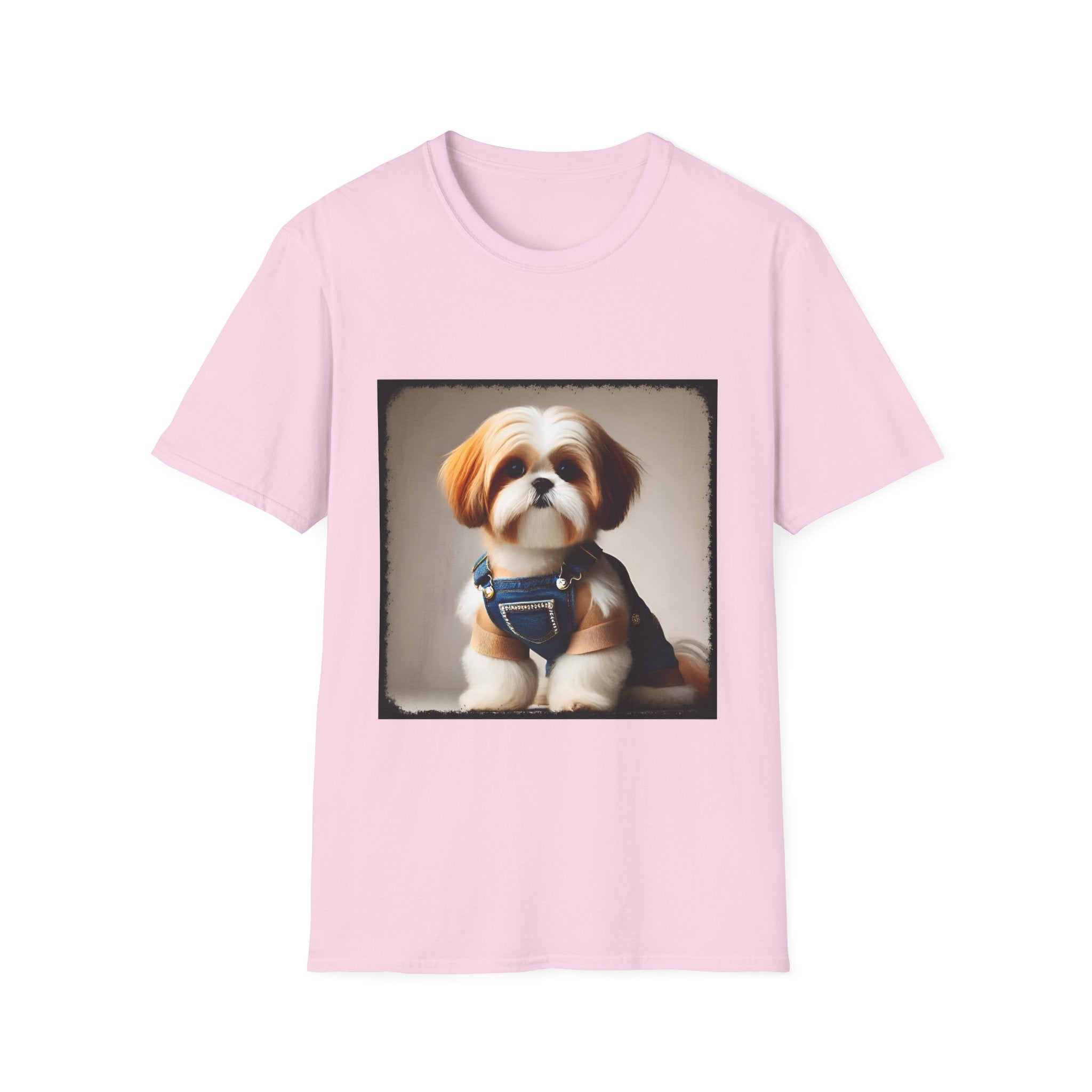 Shih Tzu Denim Mood | Unisex Dog T-Shirt