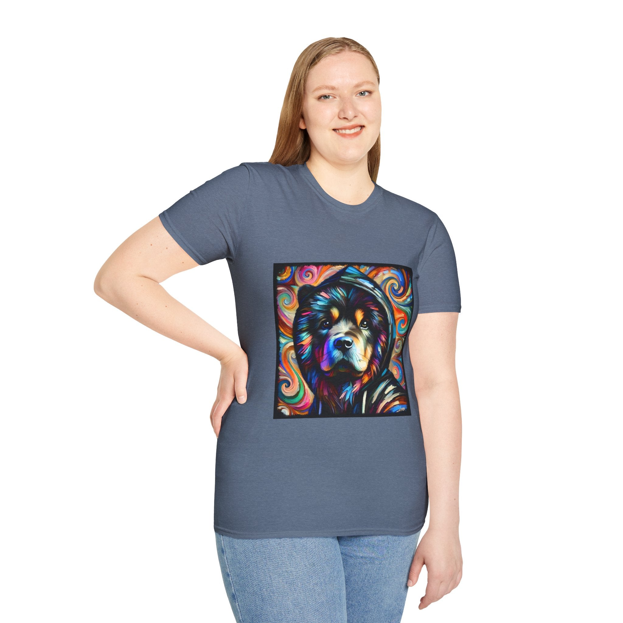 Chow Chow Relaxed Swirl | Unisex Dog T-Shirt