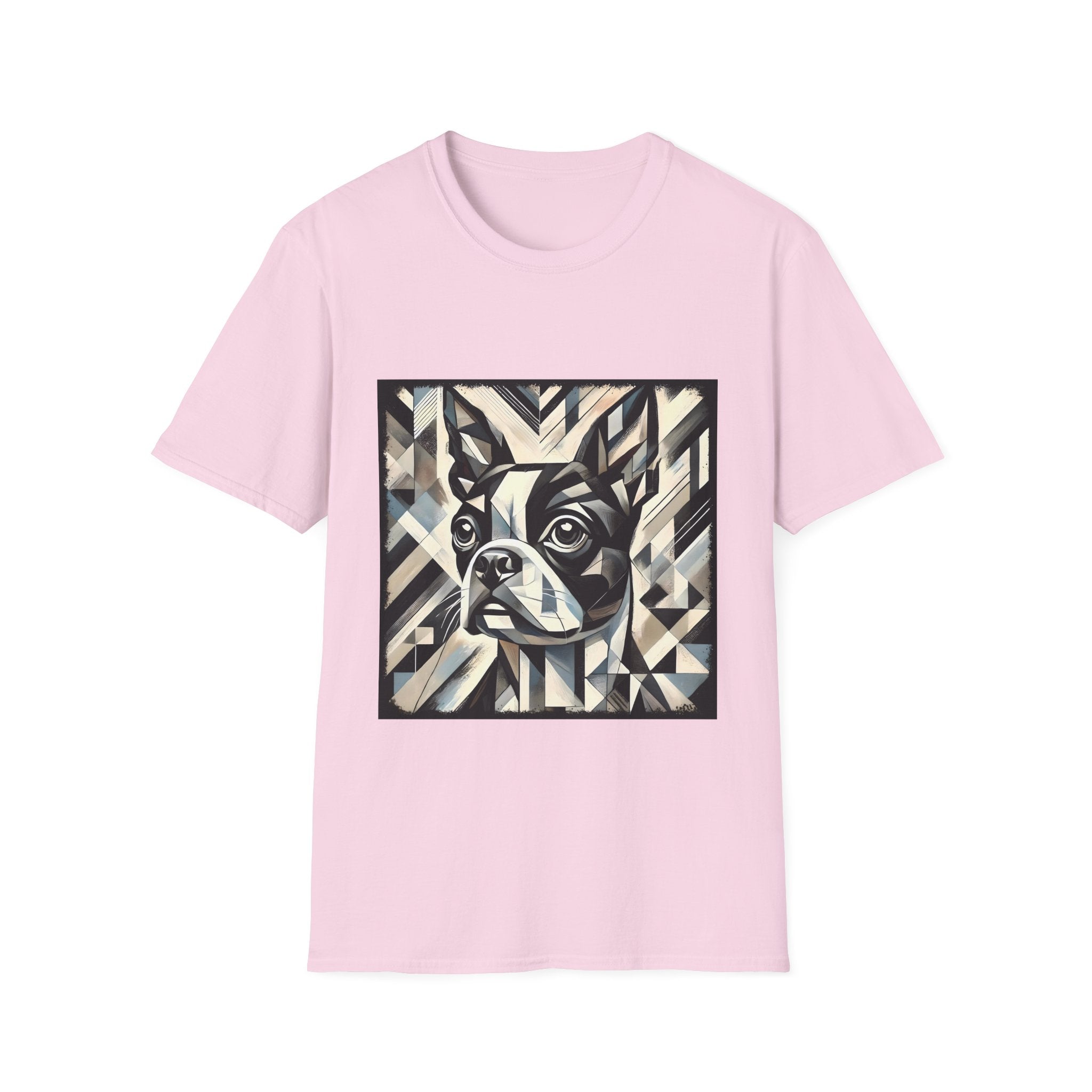 Boston Terrier Geometric | Unisex Dog T-Shirt