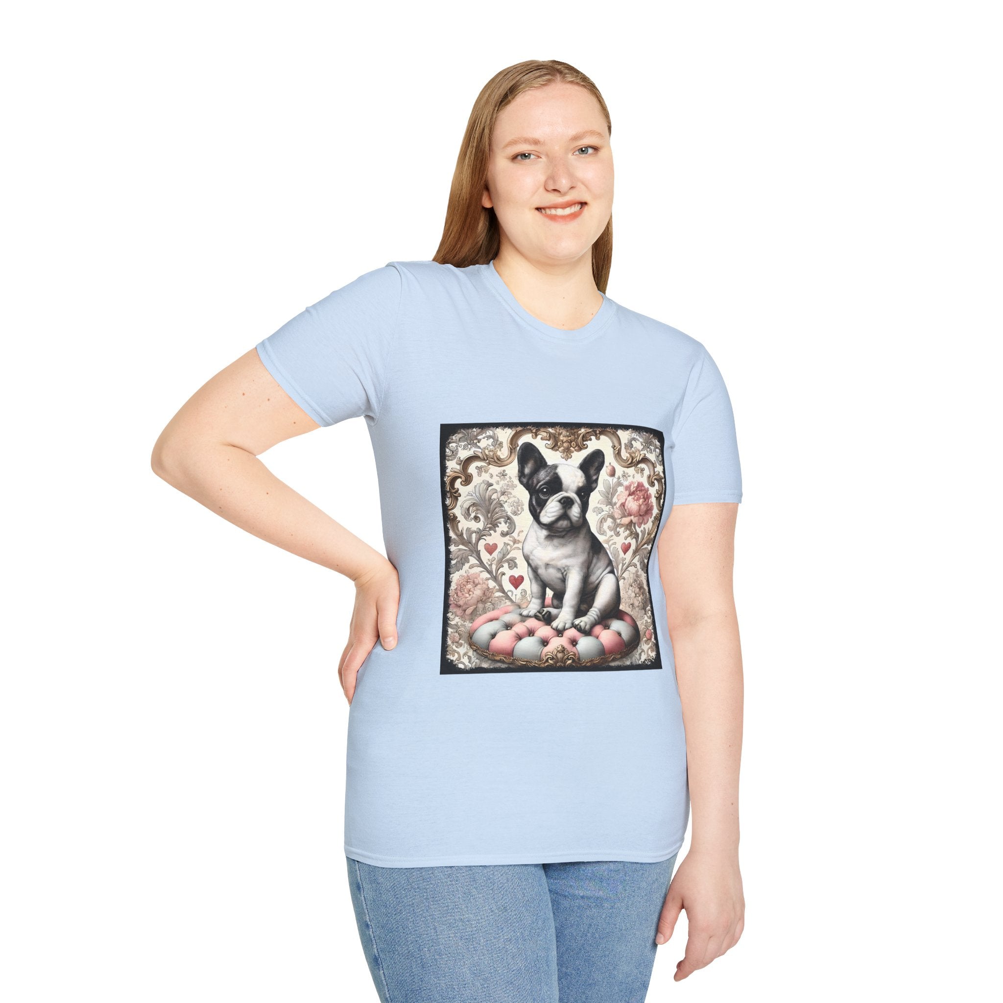 French Bulldog Antique Chic | Unisex Dog T-Shirt