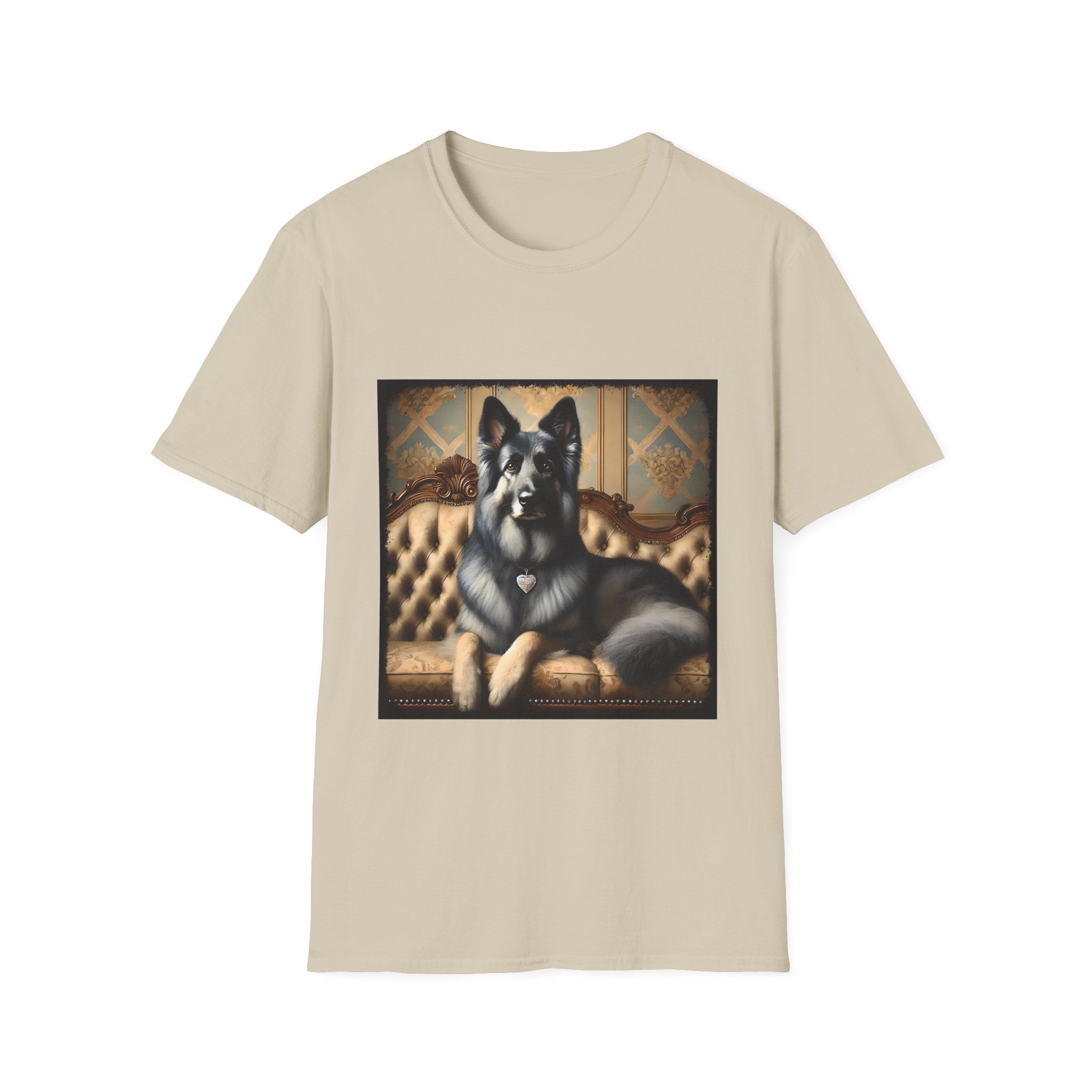 German Shepherd Diamond Princess | Unisex Softstyle T-Shirt
