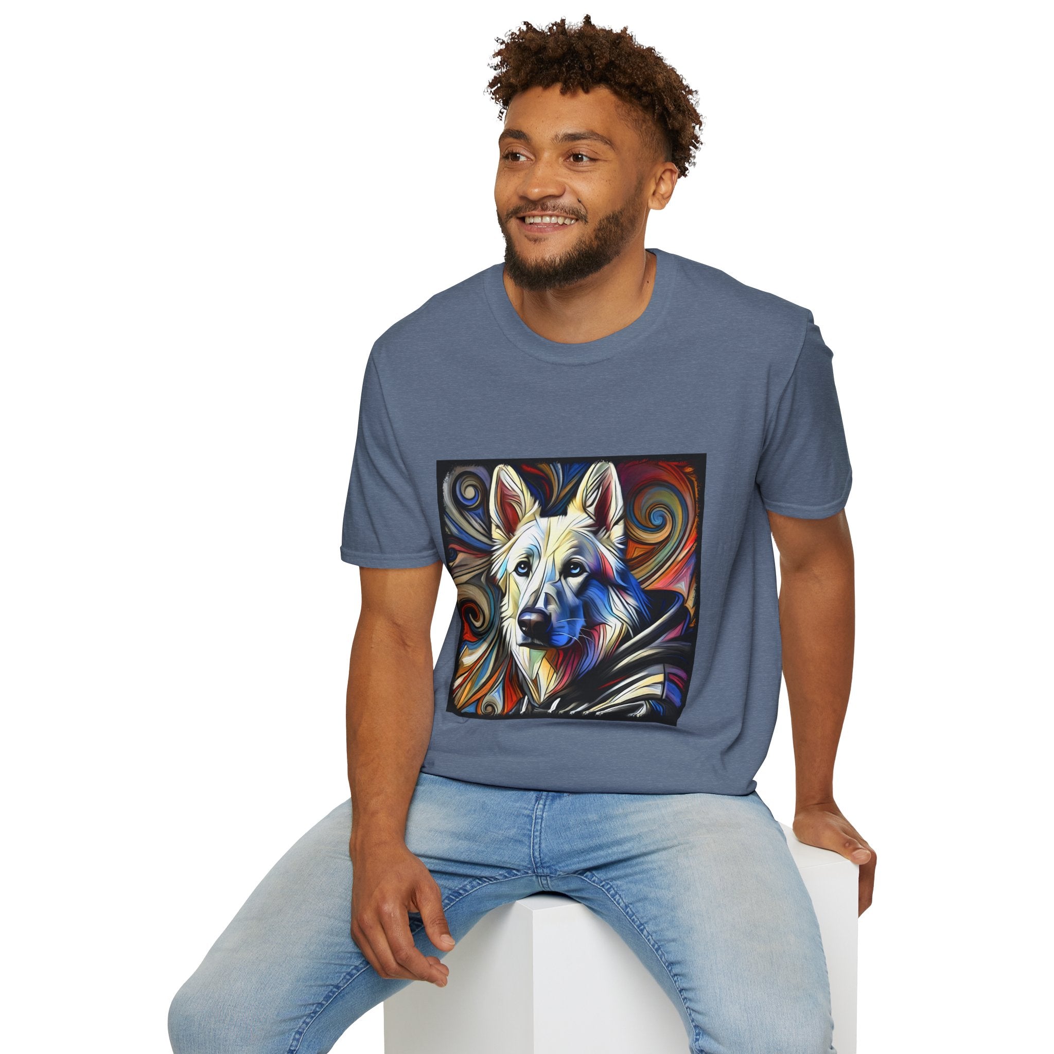 German Shepherd Hoodie Swirl | Unisex Dog T-Shirt