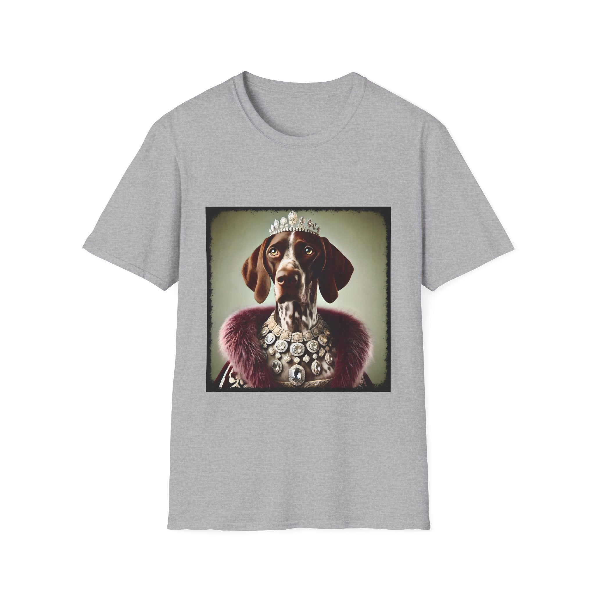 German Shorthaired Pointer Crystal Queen | Unisex Dog T-Shirt
