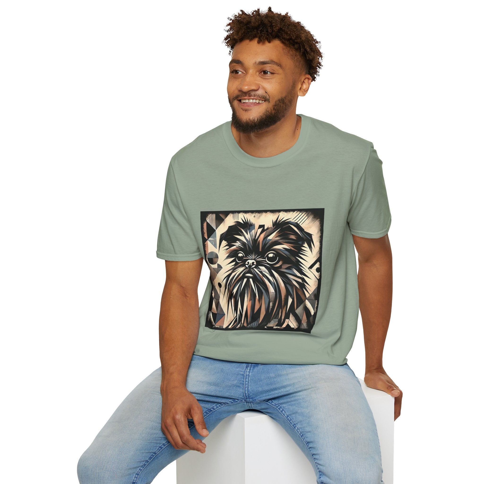 Brussels Griffon Bold Geometric | Unisex Dog T-Shirt