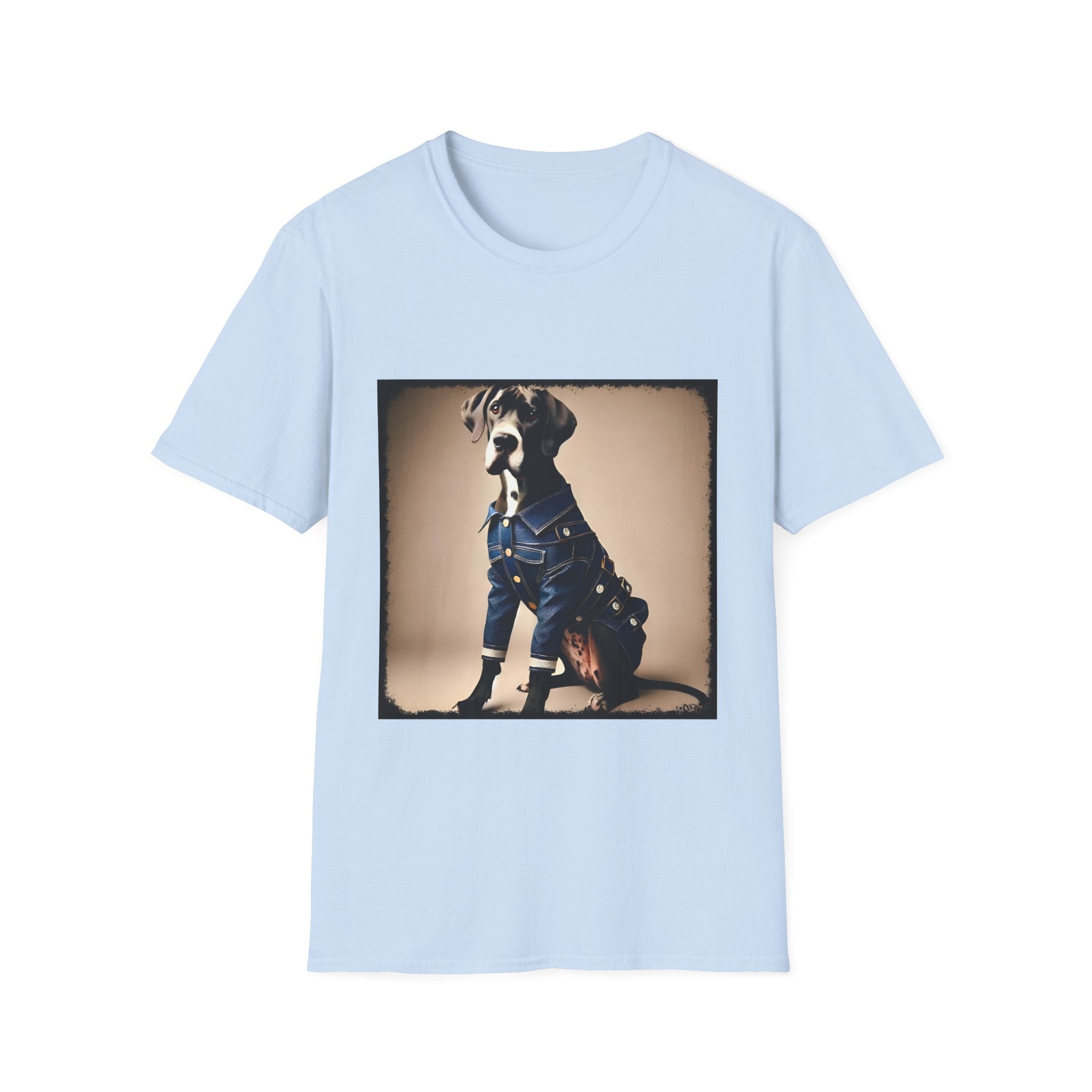 Great Dane Denim Mood | Unisex Dog T-Shirt