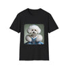 Bichon Frise Blue Belle | Unisex Dog T-Shirt