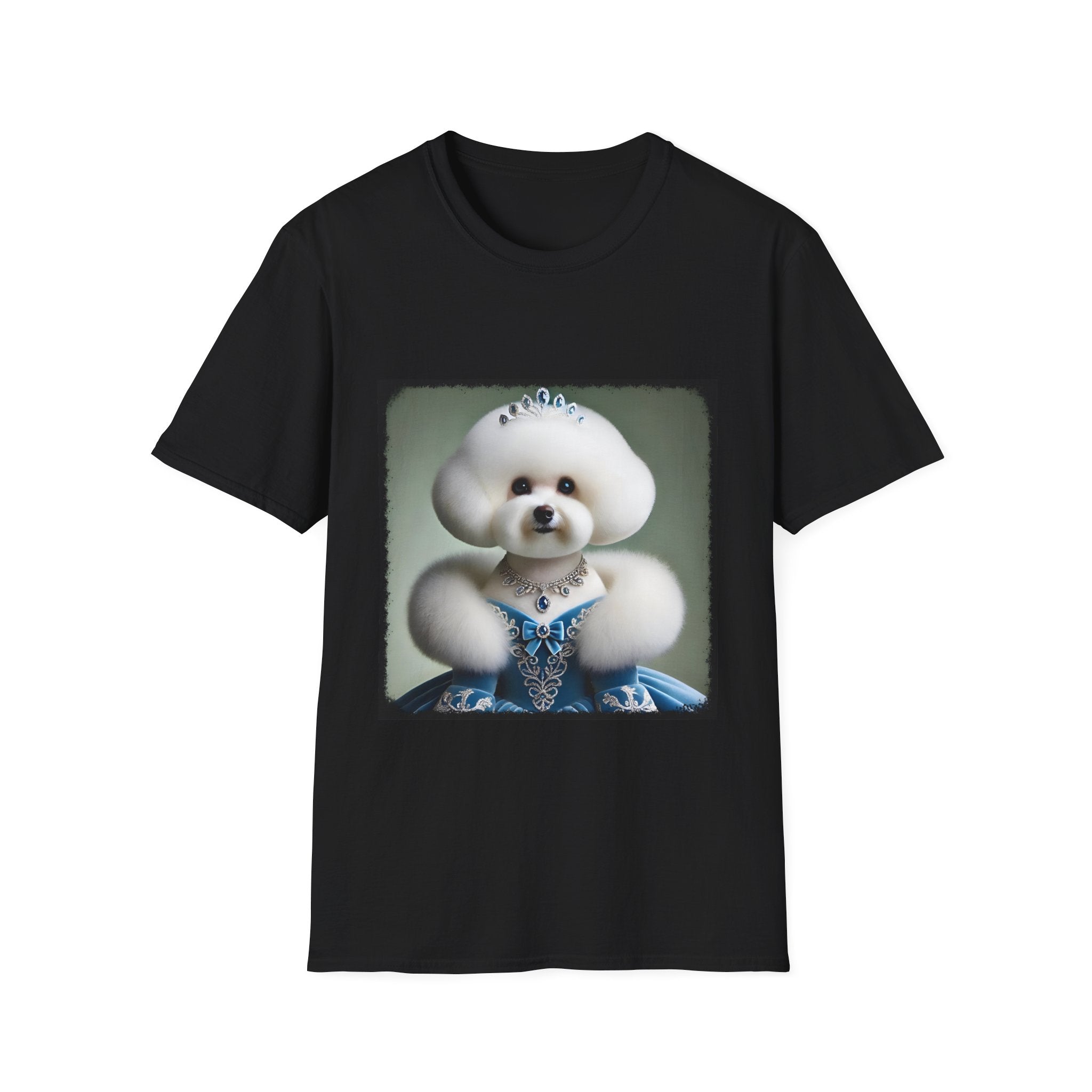 Bichon Frise Blue Belle | Unisex Dog T-Shirt