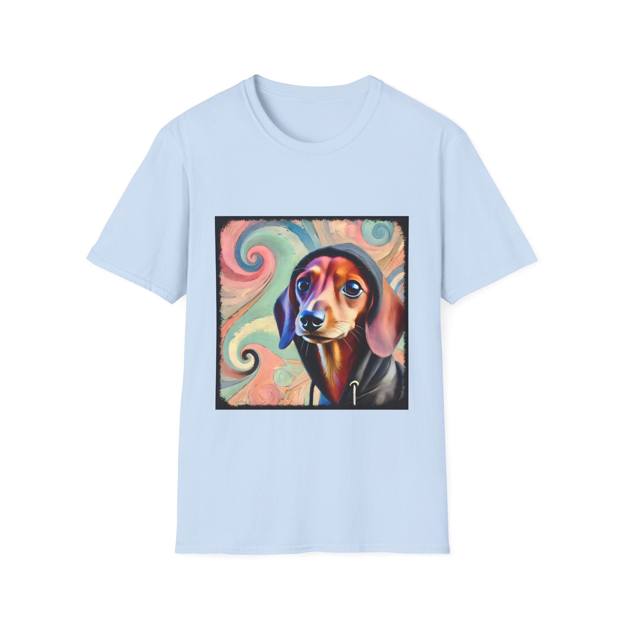 Dachshund Pastel Swirl | Unisex Dog T-Shirt