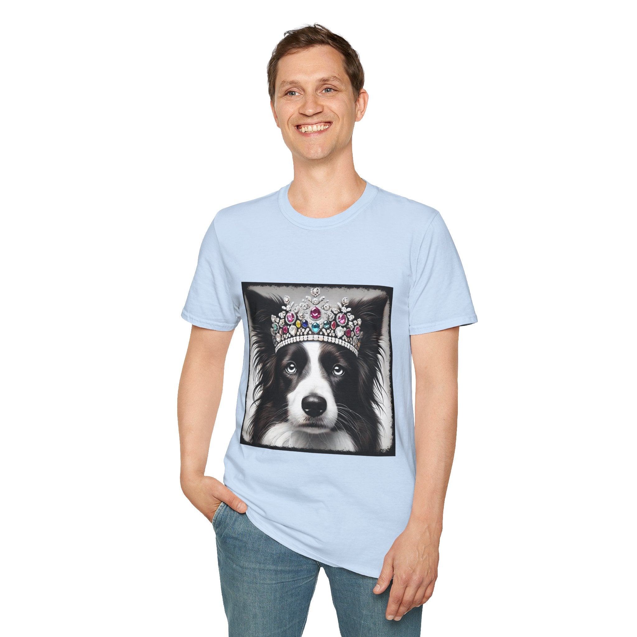 Border Collie Iconic Princess | Unisex Dog T-Shirt
