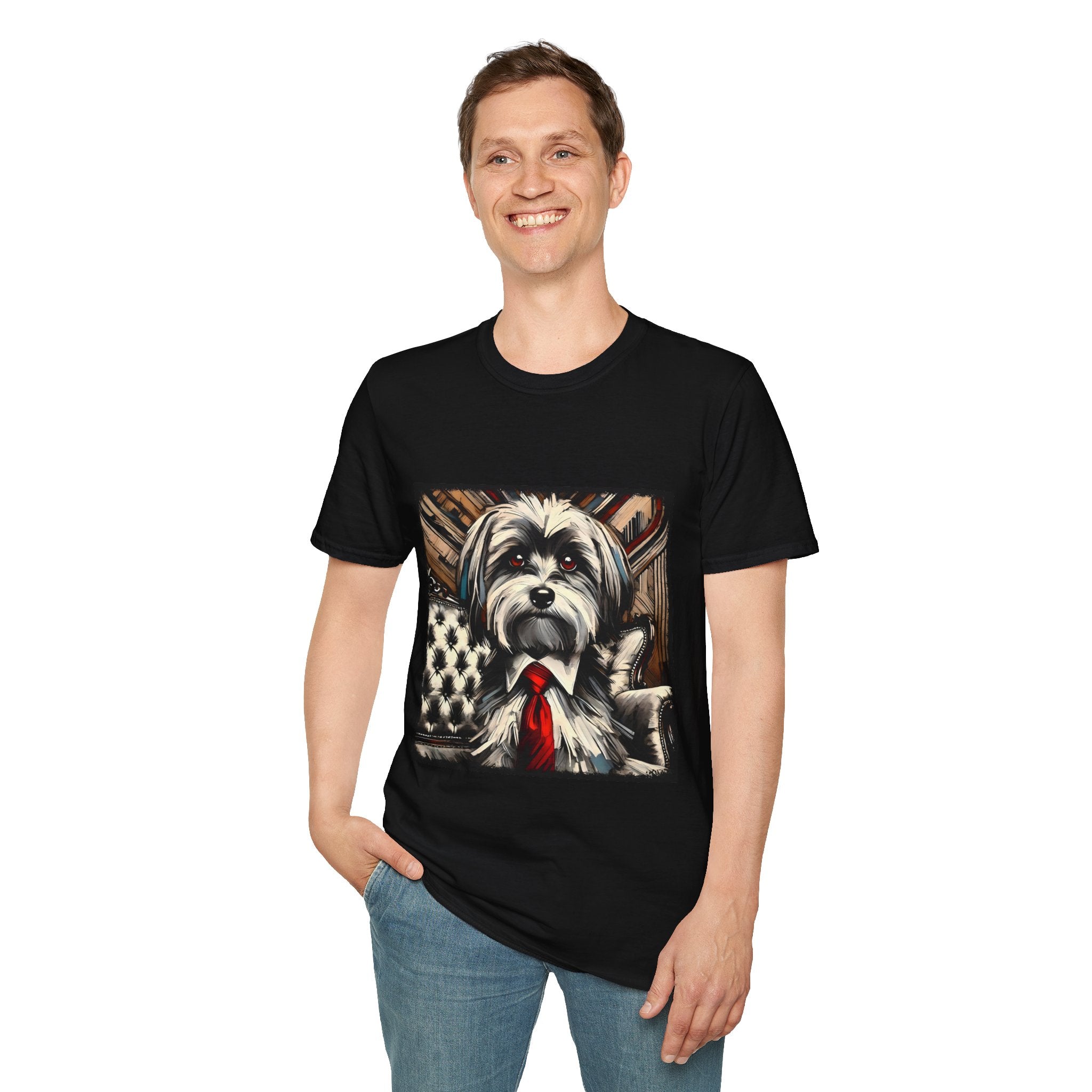Havanese Bold Gentleman |  Unisex Dog T-Shirt