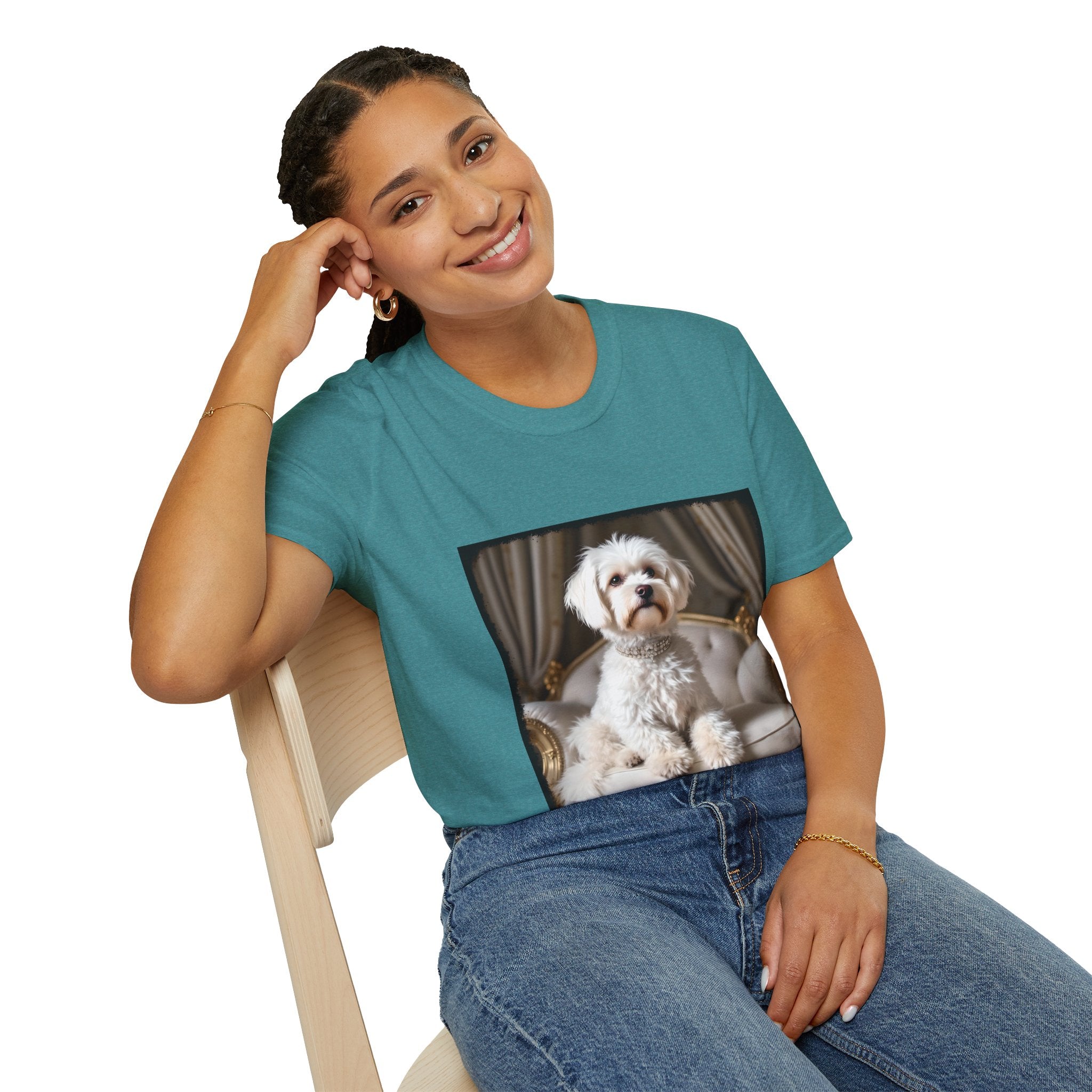 Maltese Royal Princess | Unisex Dog T-Shirt
