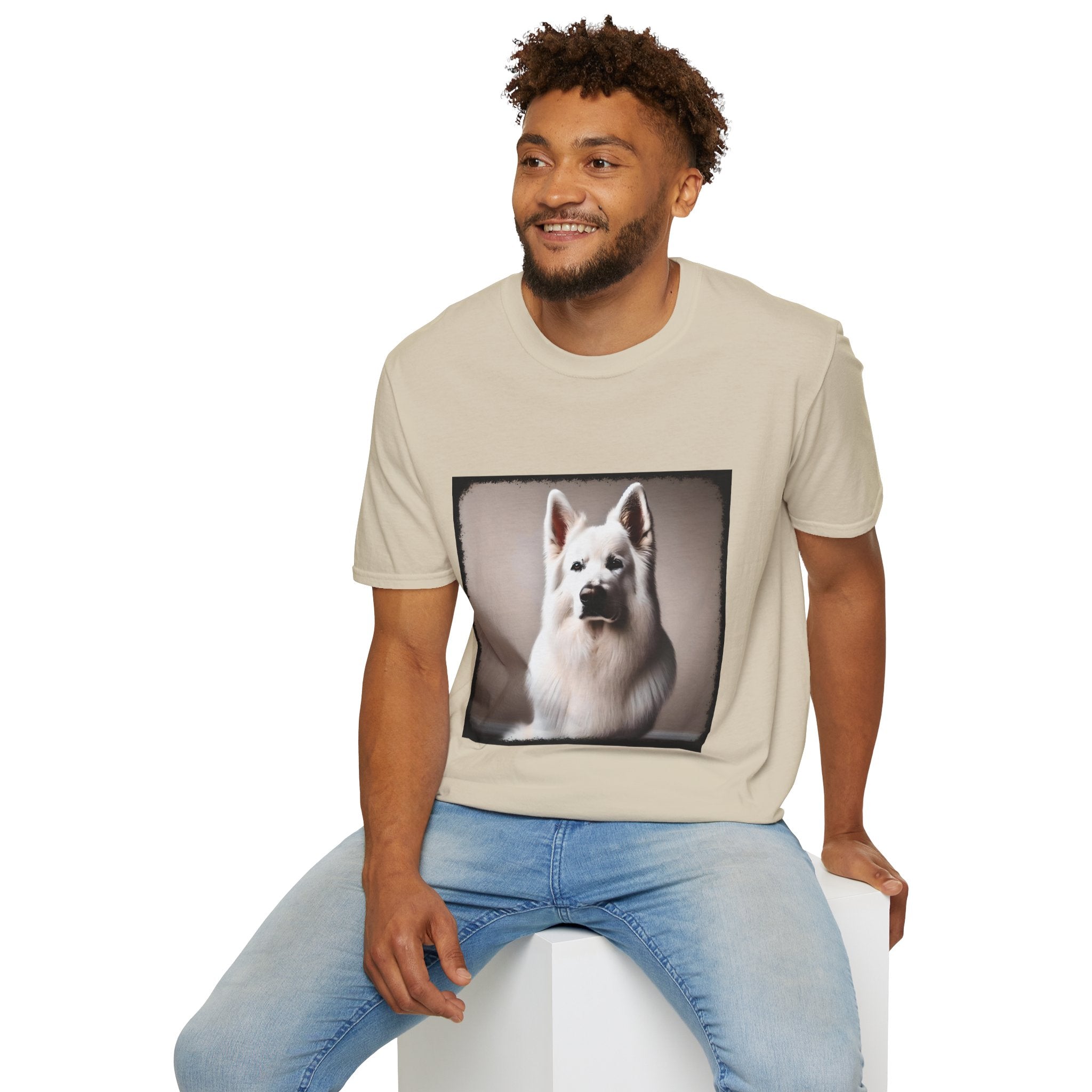 German Shepherd Pure Portrait  | Unisex Dog T-Shirt