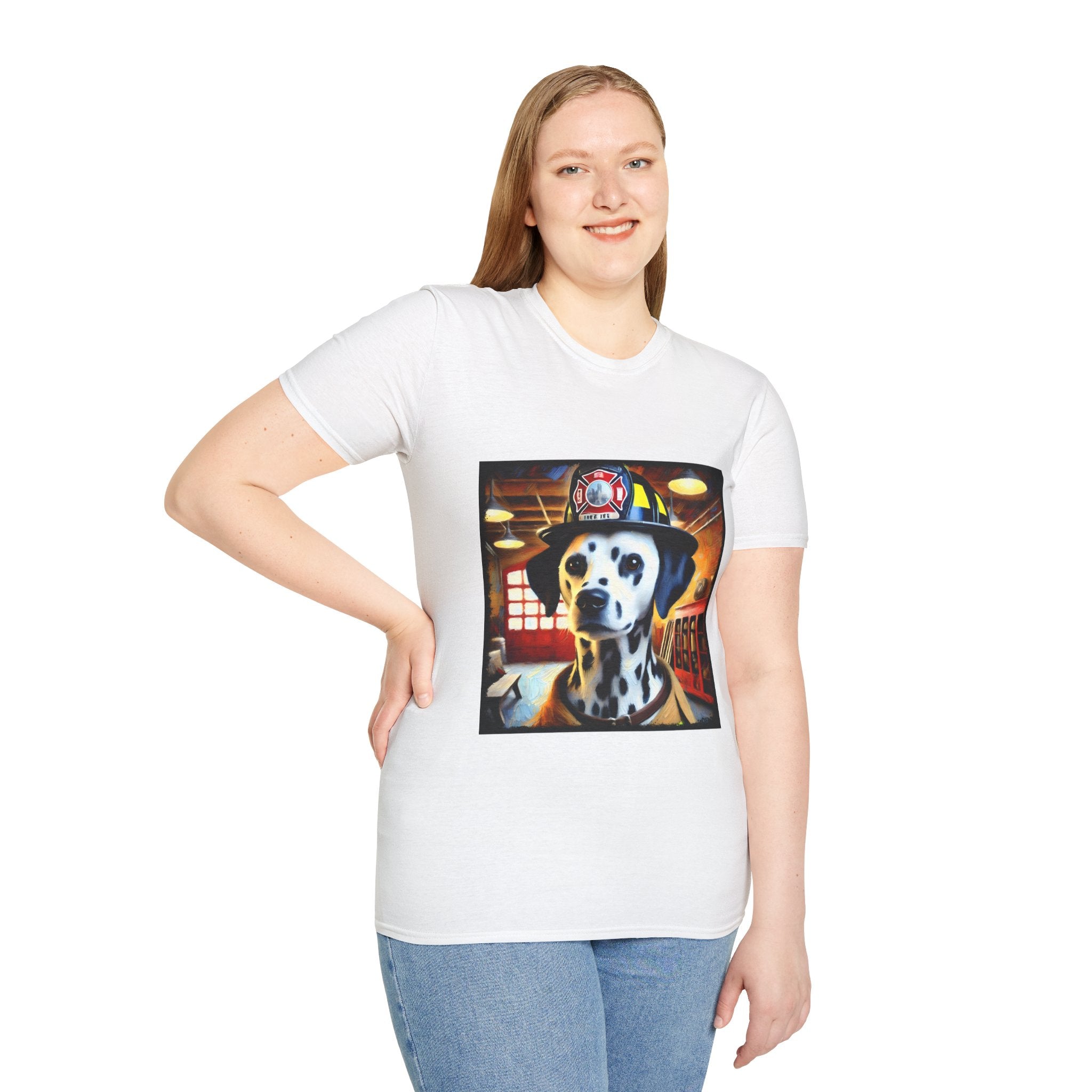 Dalmatian Fire Rescue Classic | Unisex Dog T-Shirt