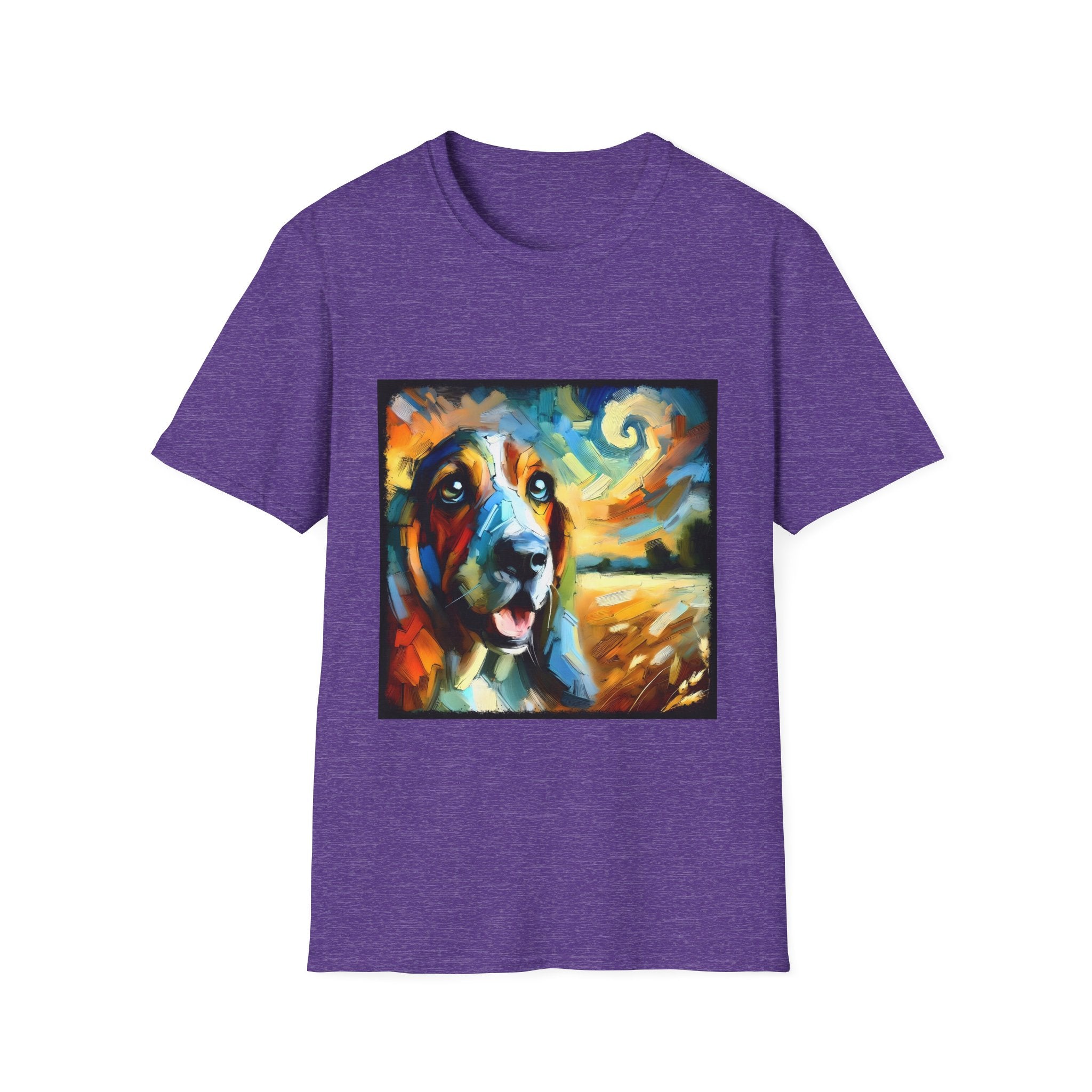 Basset Hound Sun Swirl | Unisex Dog T-Shirt