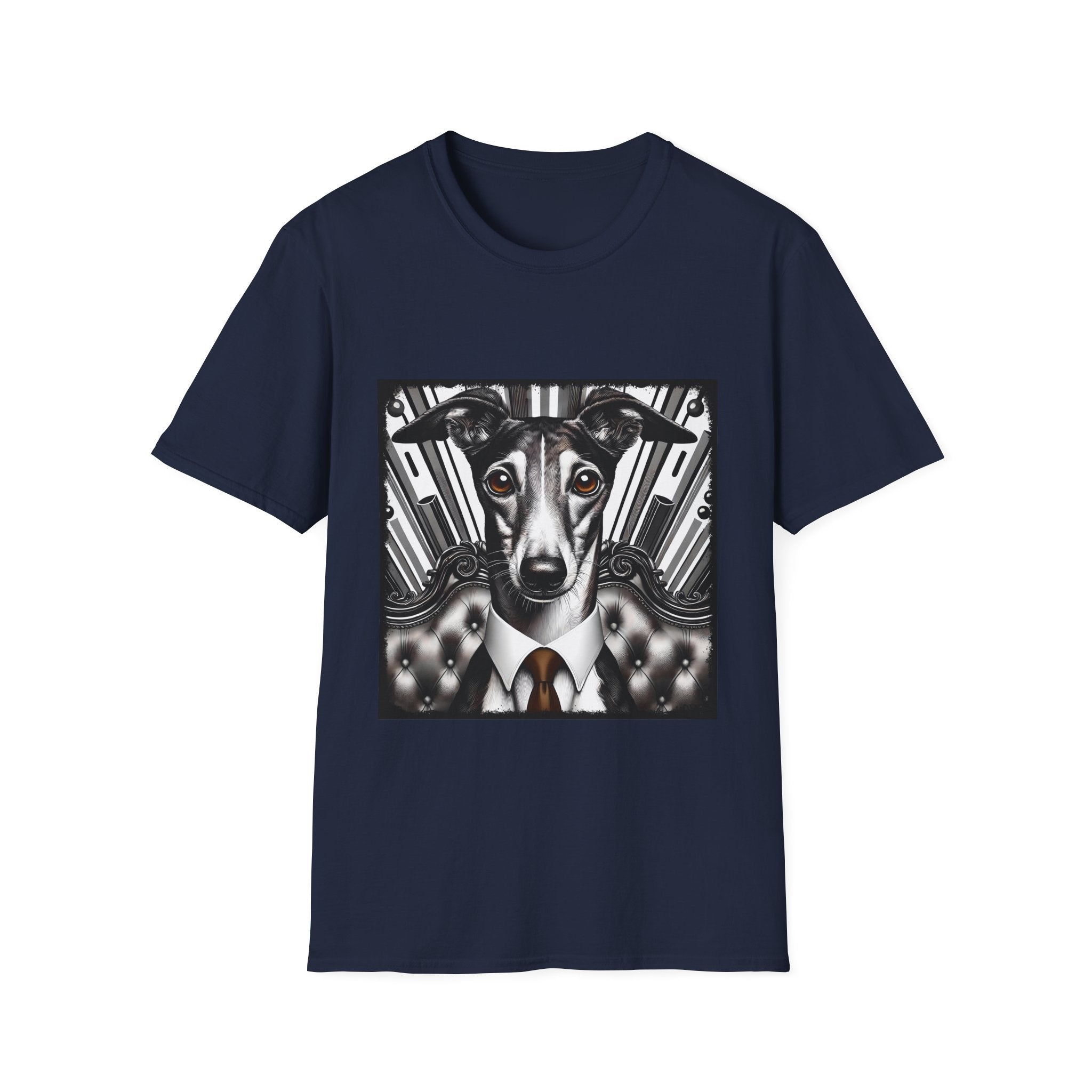 Greyhound B&W Bold Eyes | Unisex Dog T-Shirt