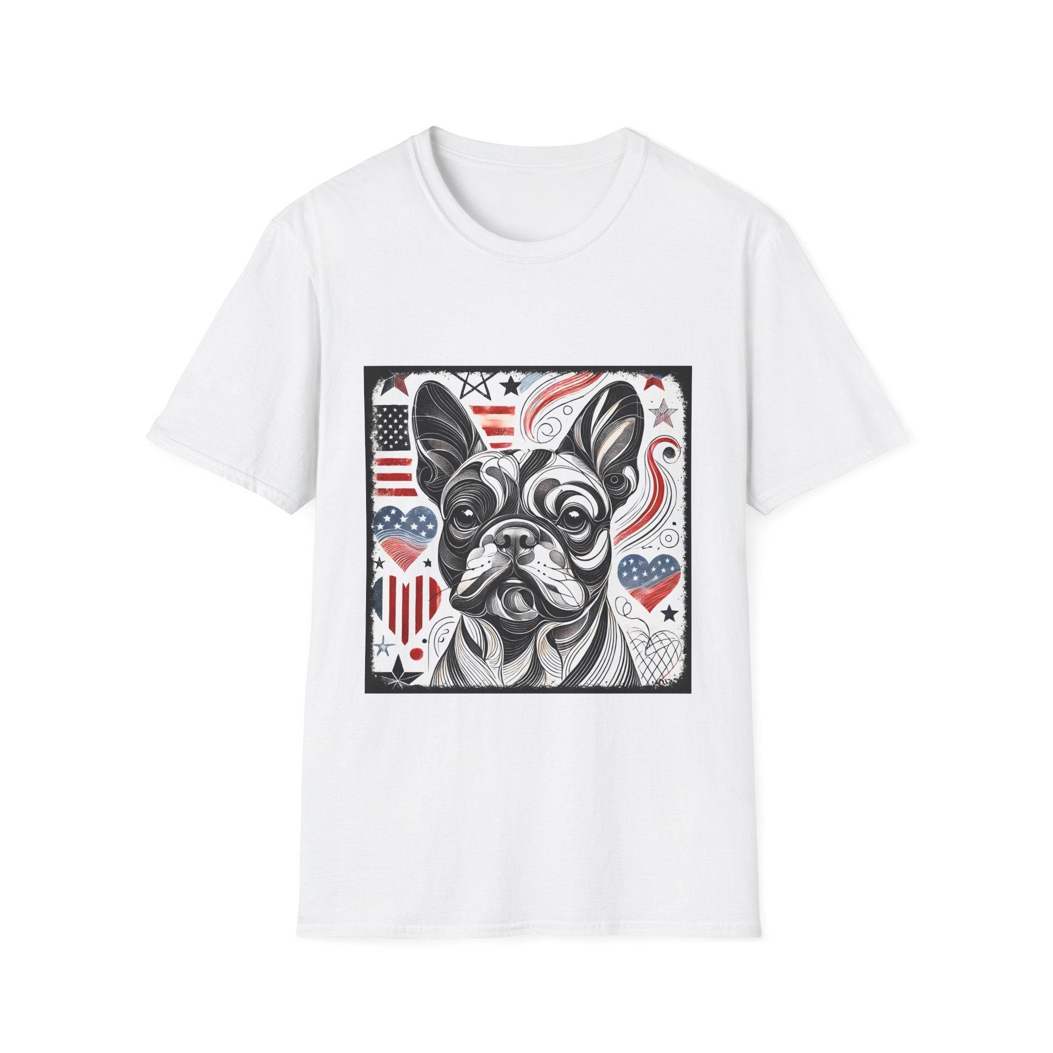 French Bulldog Americana Dream | Unisex Dog T-Shirt