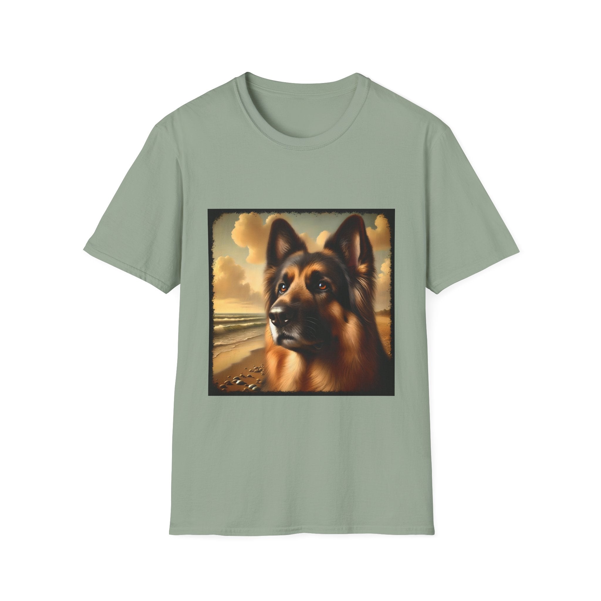 German Shepherd Beach Classic | Unisex Dog T-Shirt
