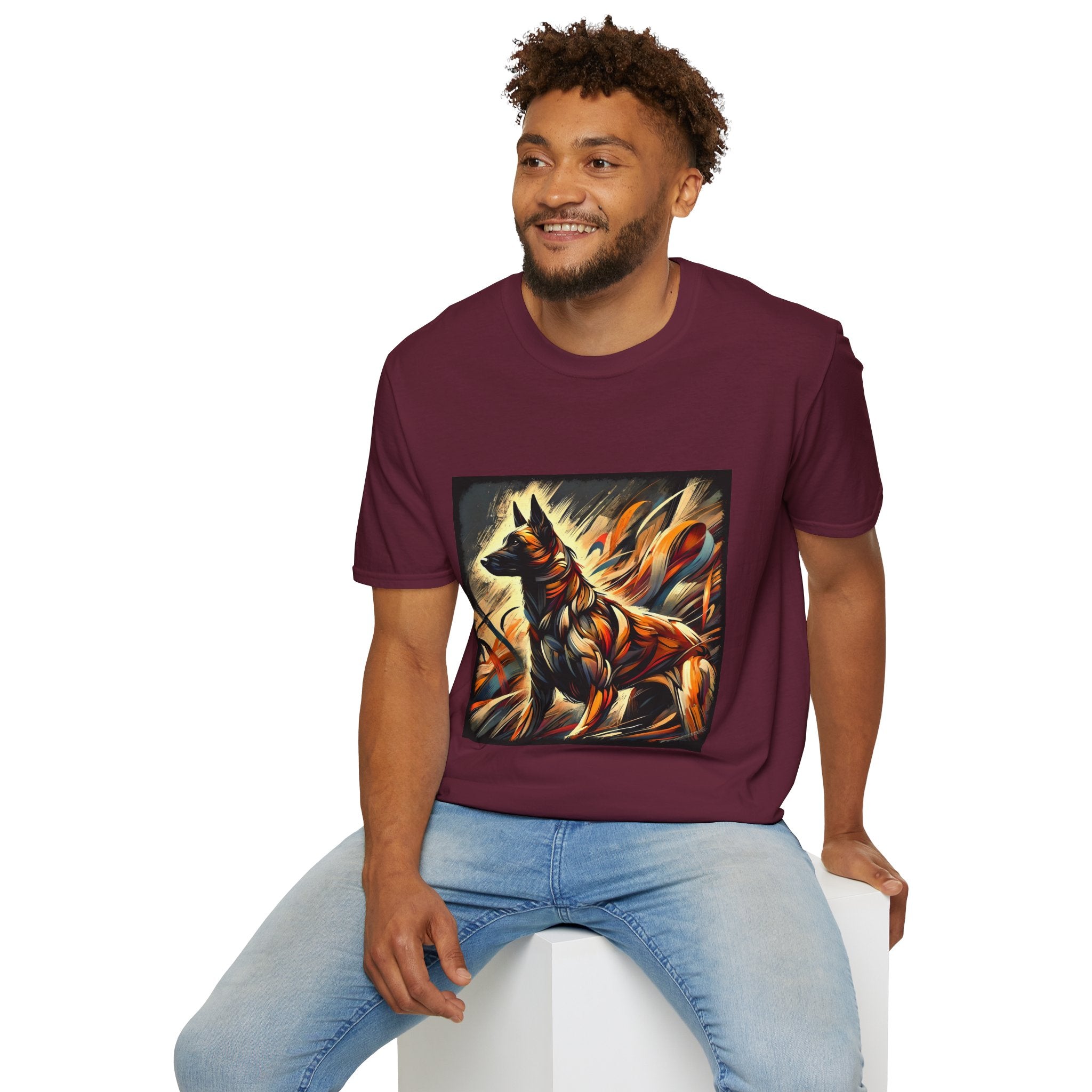 Belgian Malinois Fire Classic | Unisex Dog T-Shirt