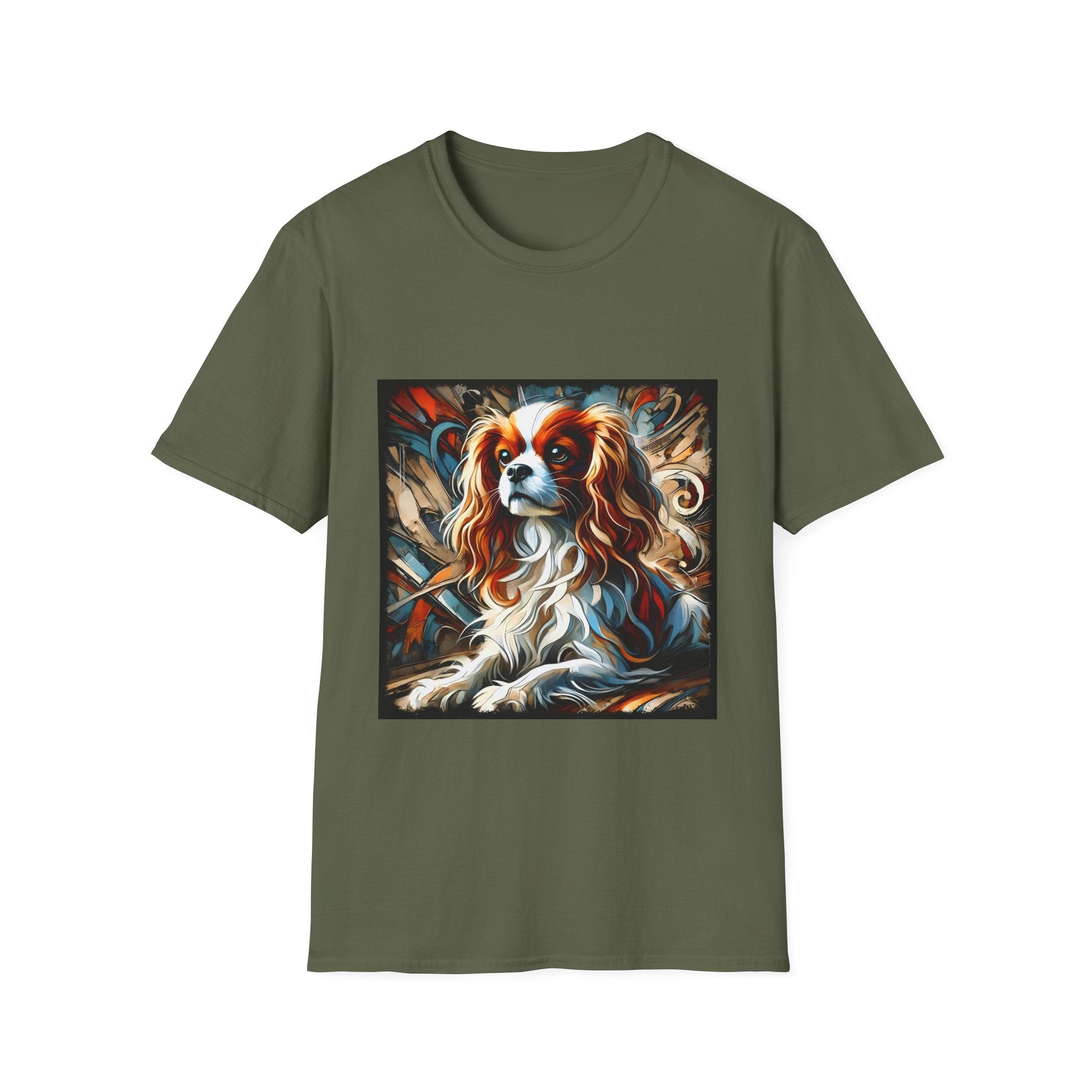 Cavalier King Charles Spaniel Poised Portrait | Unisex Dog T-Shirt