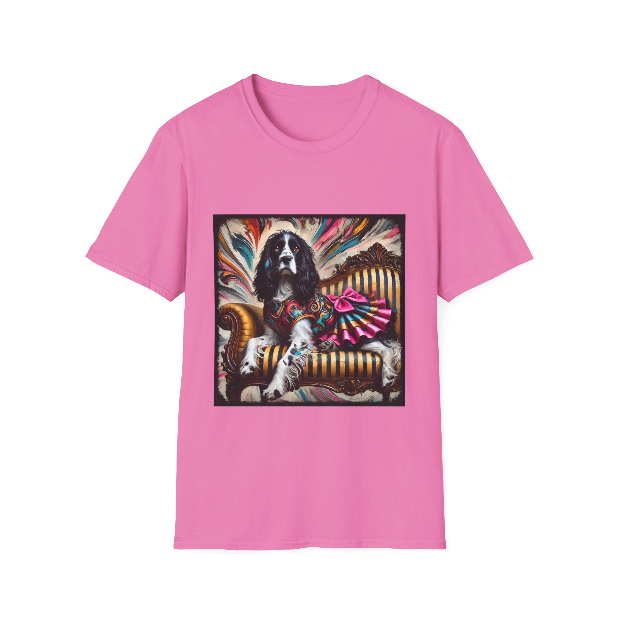 English Springer Spaniel Rebel Rocker | Unisex Dog T-Shirt