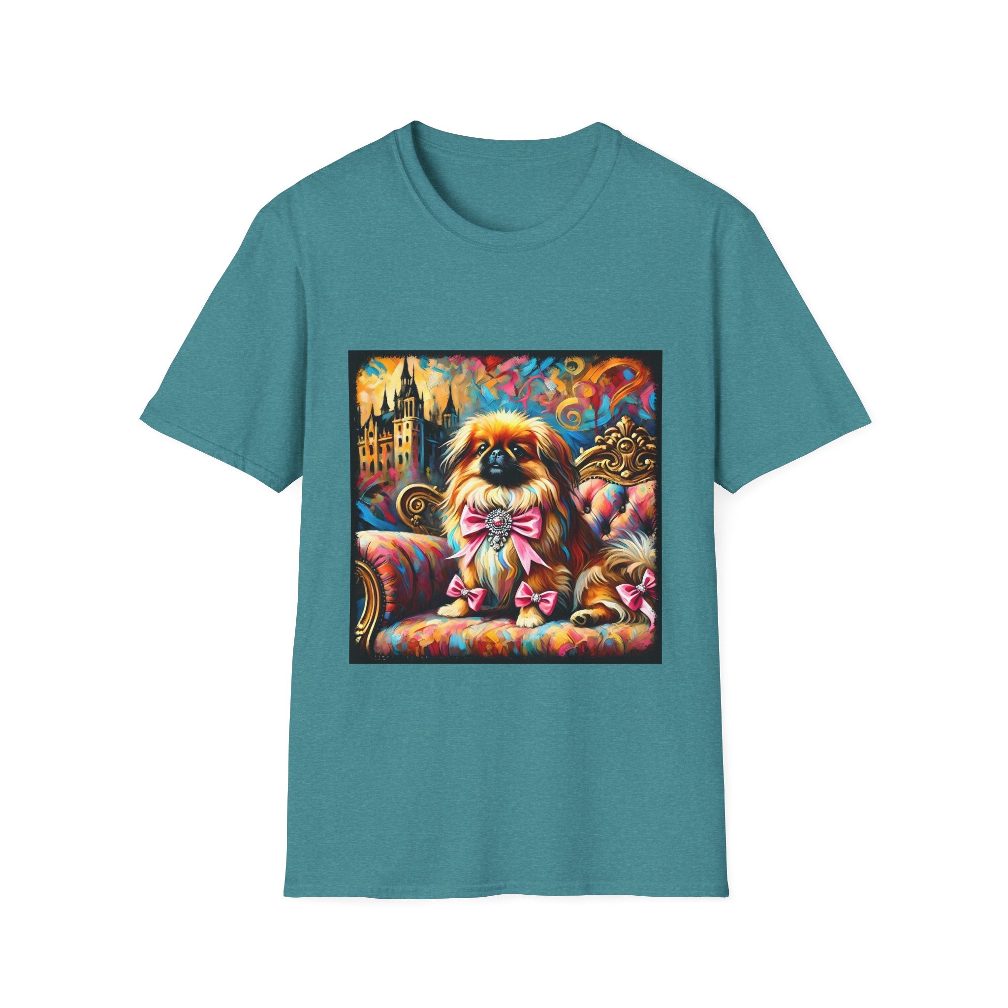 Pekingese Diamond Princess Classic | Unisex Dog T-Shirt