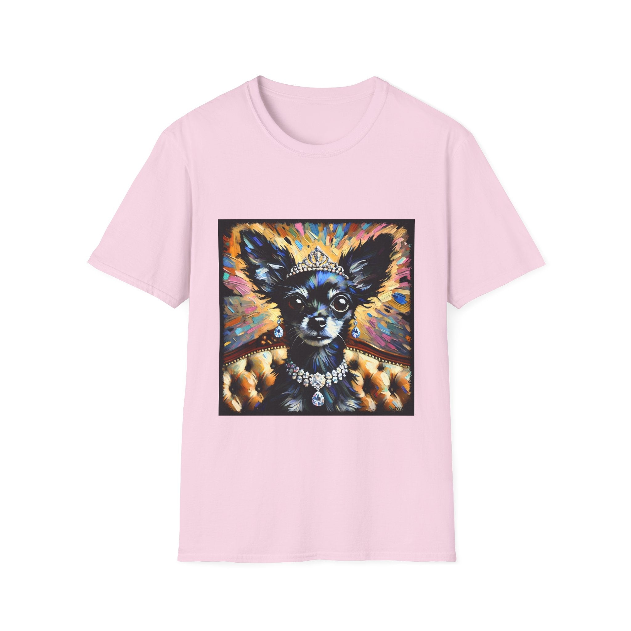 Chihuahua Diamond Earring Classic | Unisex Dog T-Shirt
