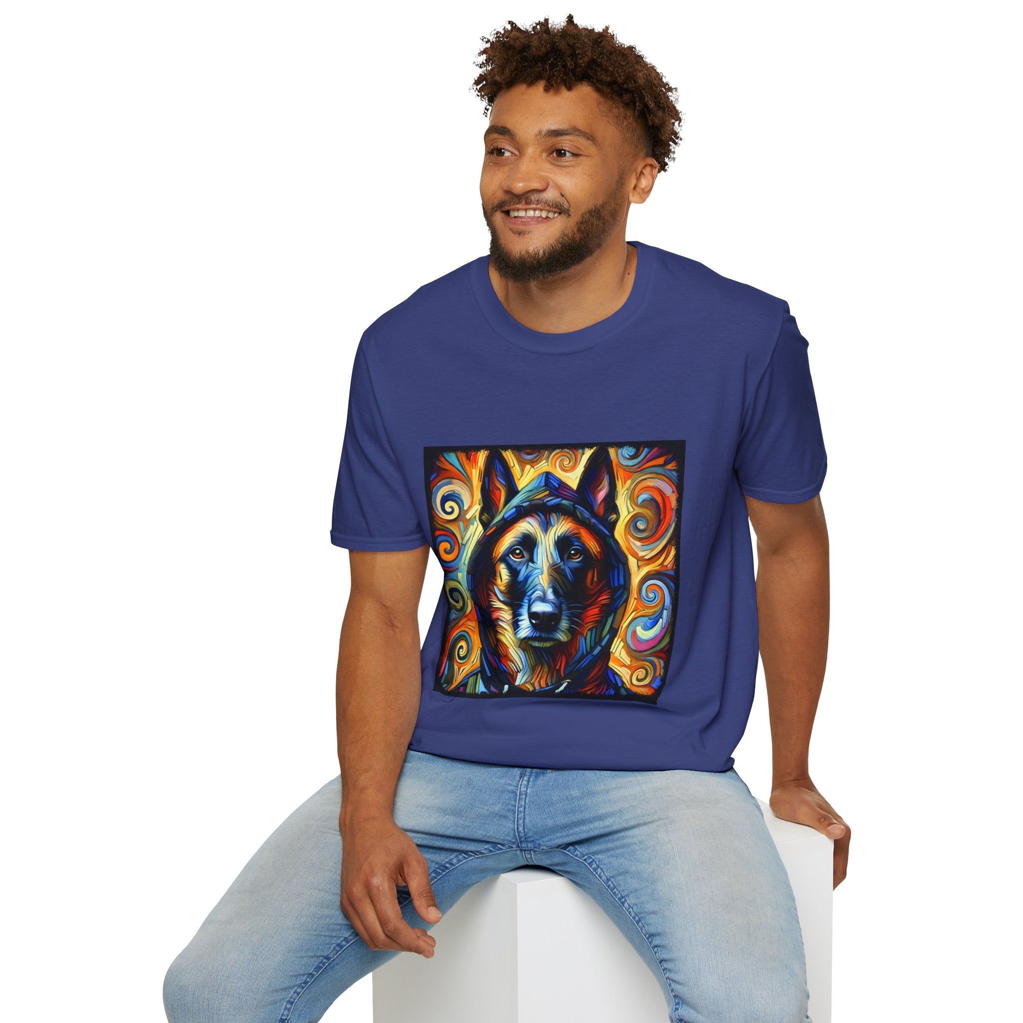 Belgian Malinois Relaxed Swirl | Unisex Dog T-Shirt