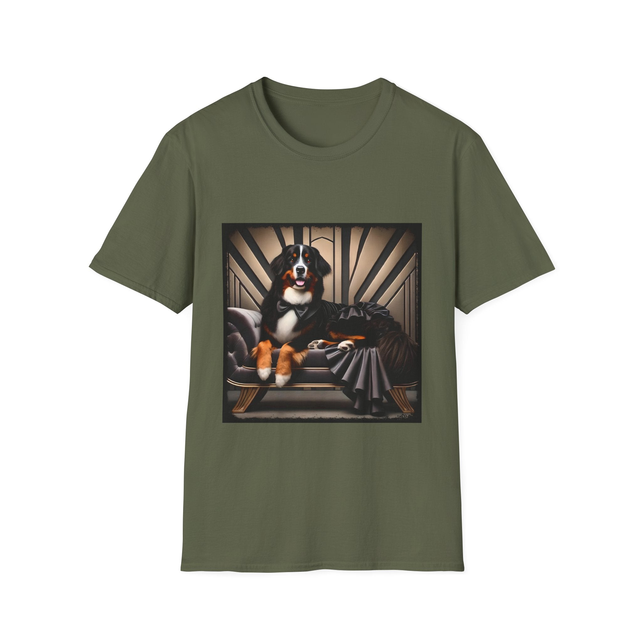 Bernese Mountain Dog Gatsby Gal | Unisex Dog T-Shirt