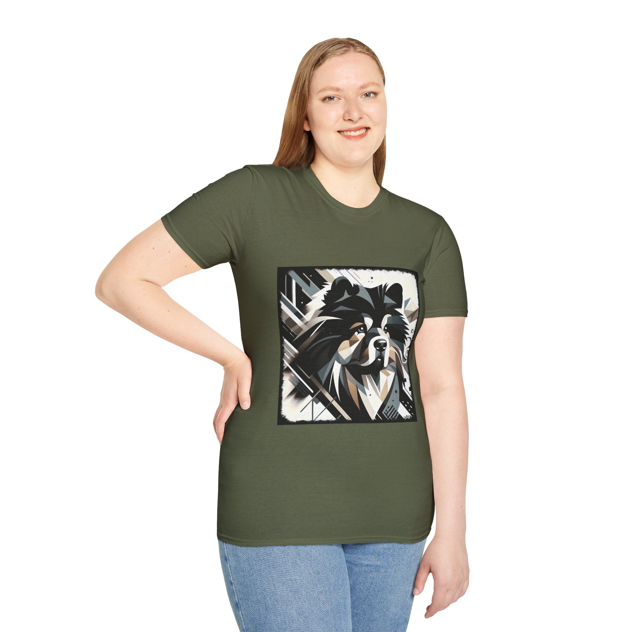 Chow Chow Bold Geometric | Unisex Dog T-Shirt