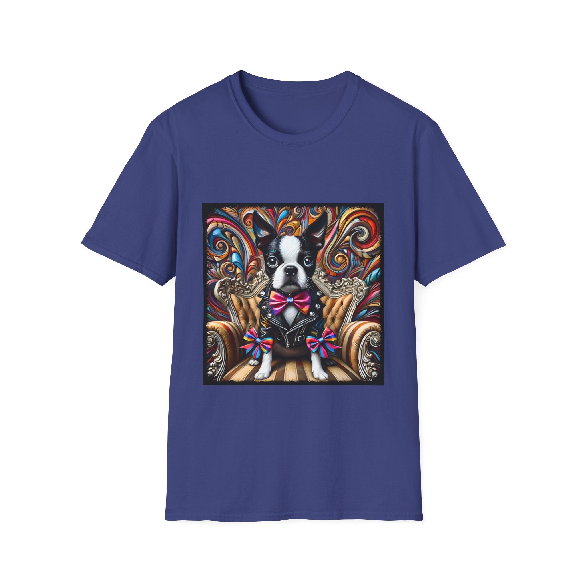 Boston Terrier Bold Rocker | Unisex Dog T-Shirt
