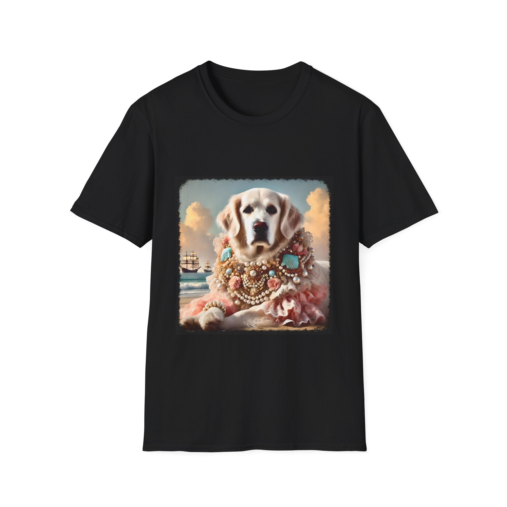 Golden Retriever Beach Beauty | Unisex Dog T-Shirt