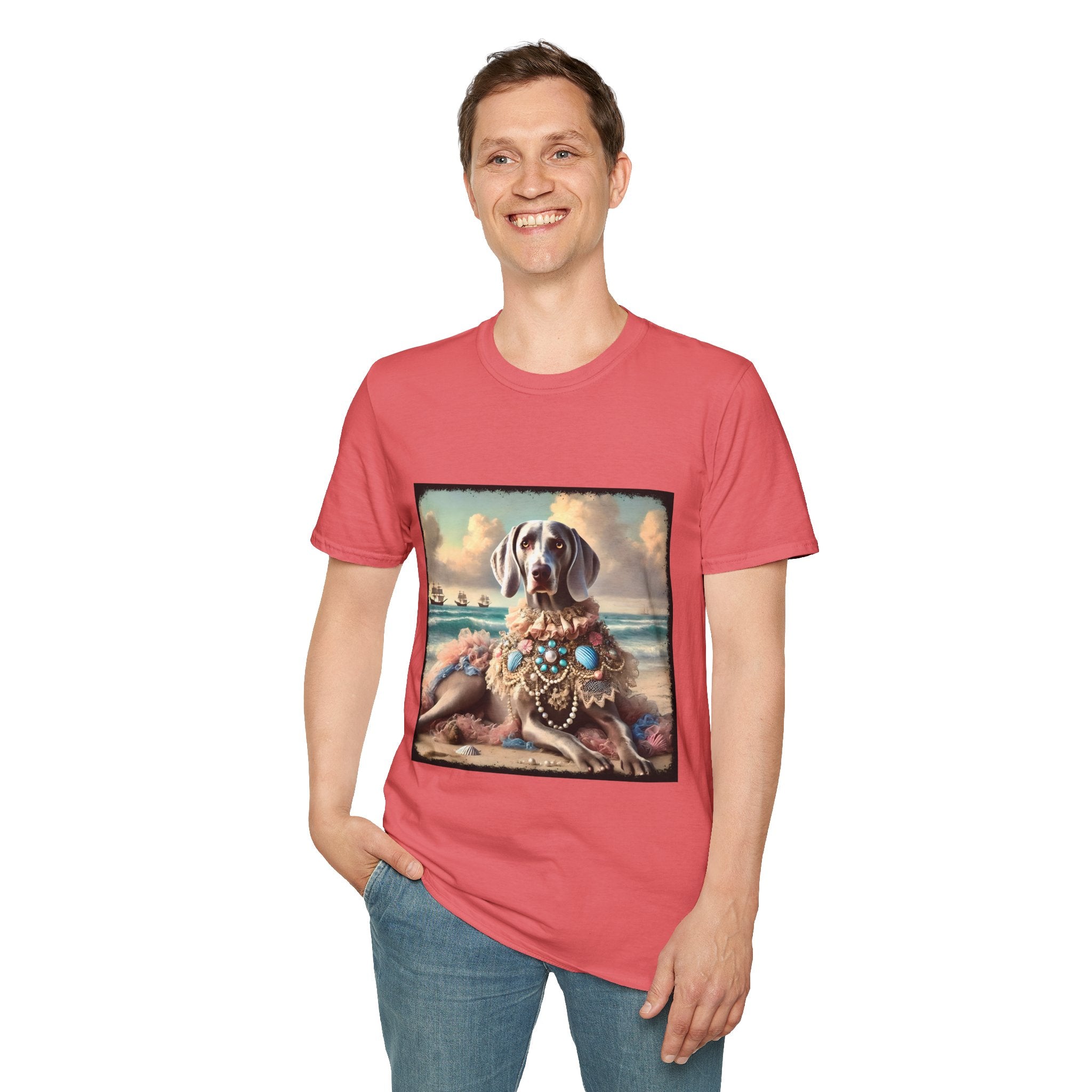 Weimaraner Seashell Siren | Unisex Dog T-Shirt