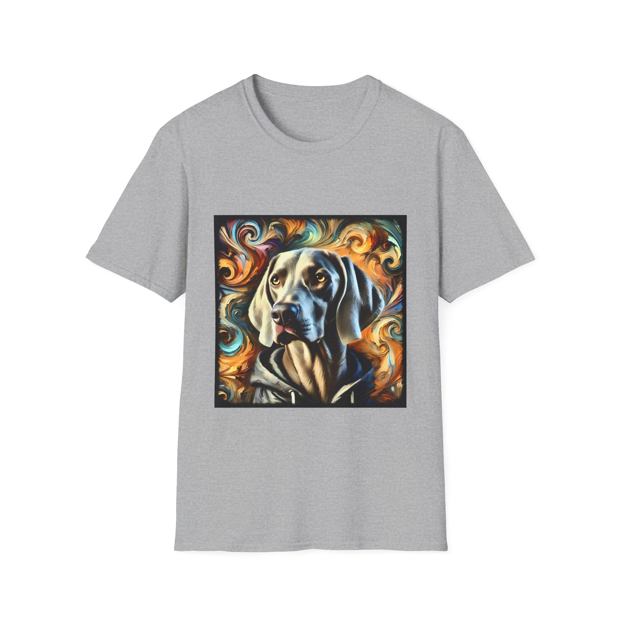 Weimaraner Warm Swirl | Unisex Dog T-Shirt