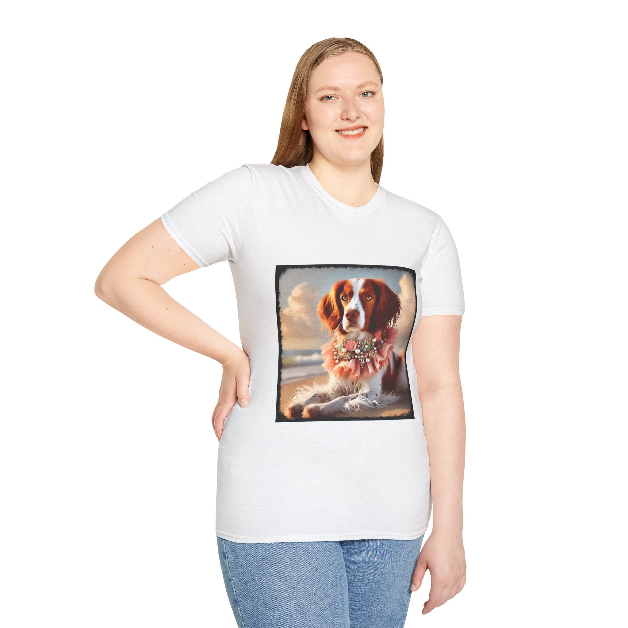 Brittany Beach Beauty | Unisex Dog T-Shirt