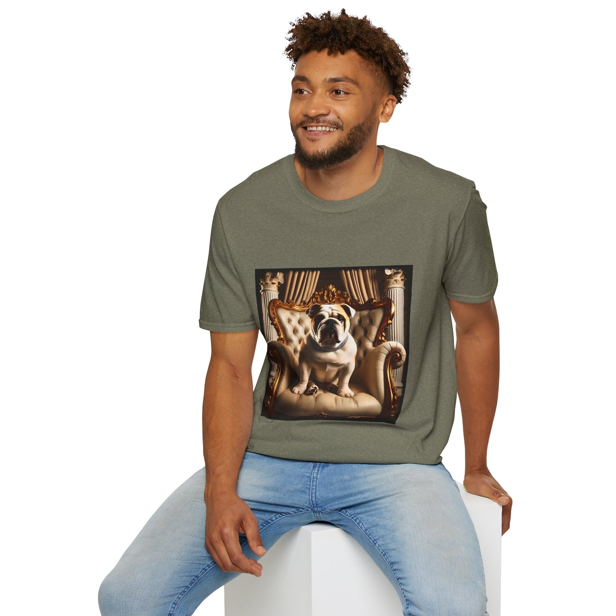 Bulldog Diamond Drip | Unisex Dog T-Shirt
