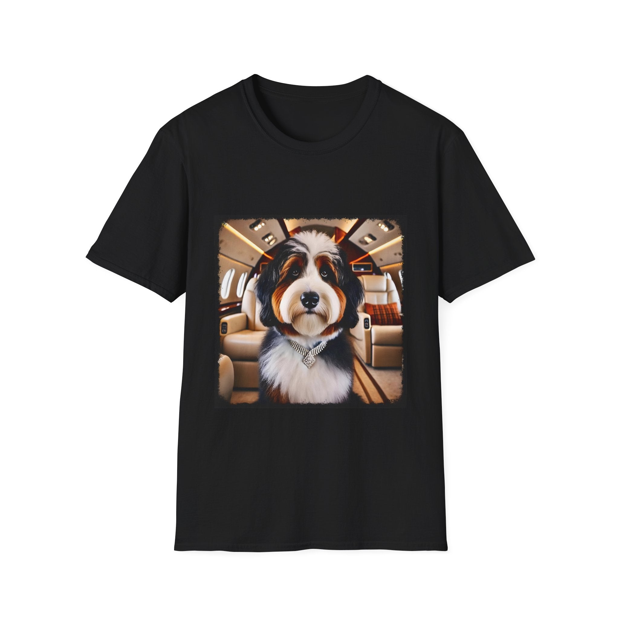 Bernedoodle Jet Setter | Unisex Dog T-Shirt