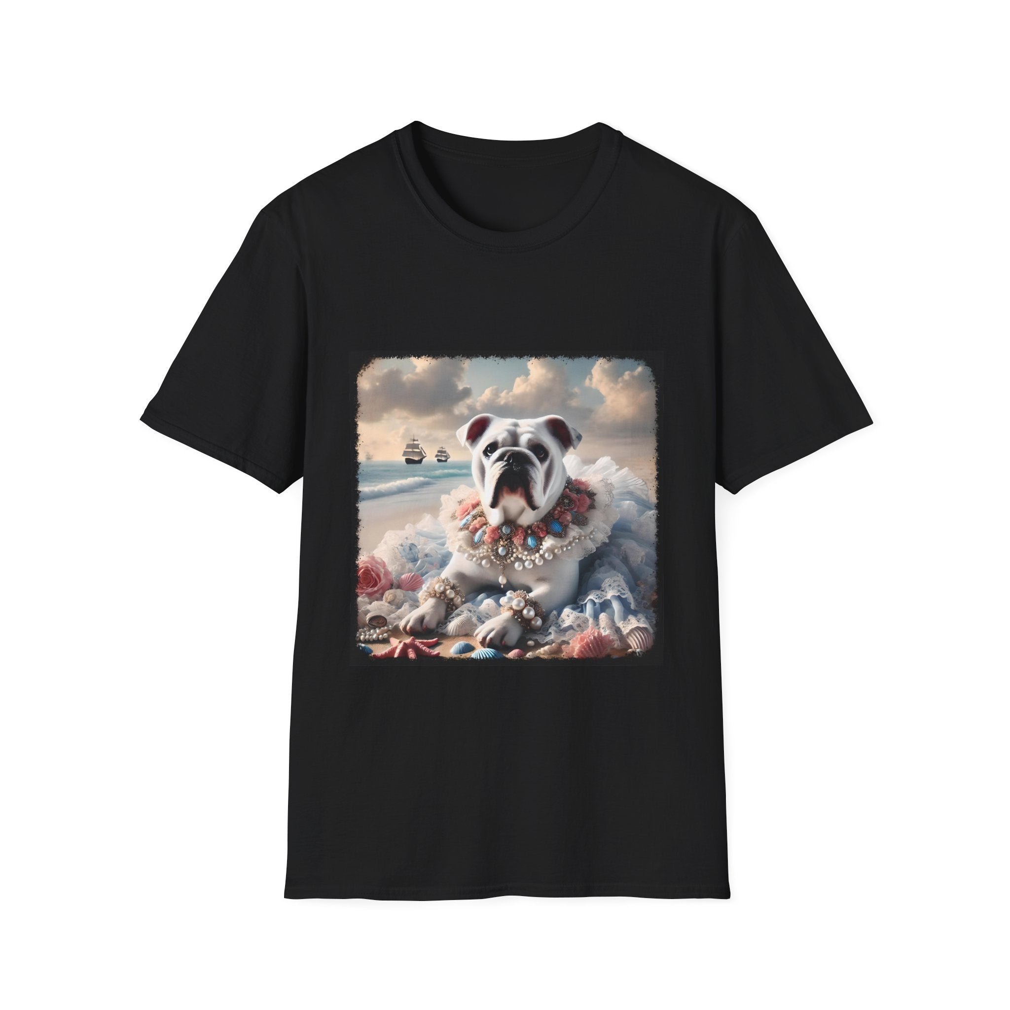 Bulldog Beach Dream | Unisex Dog T-Shirt