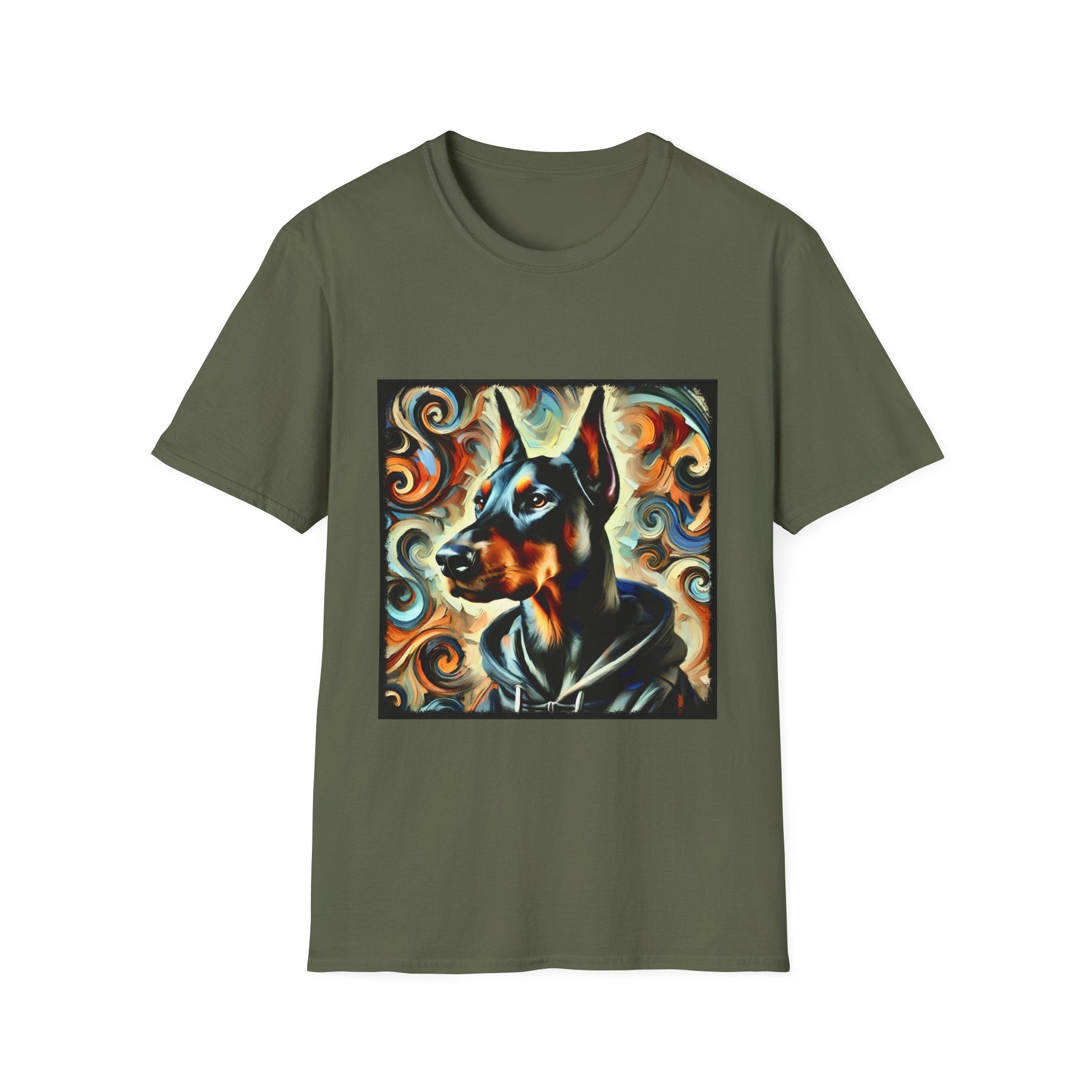 Doberman Pinscher Rugged Swirl | Unisex Dog T-Shirt