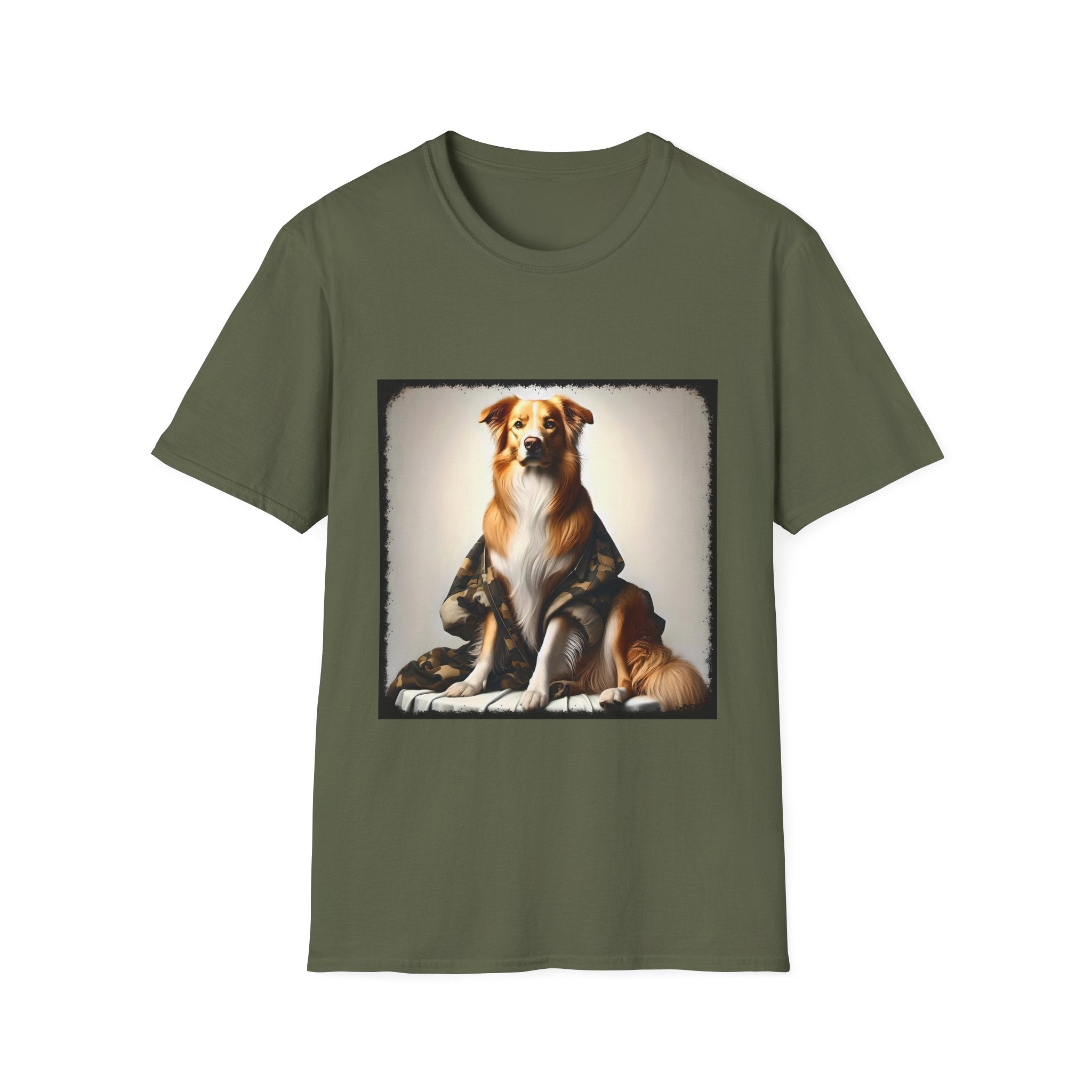 Border Collie Chic Camo  | Unisex Dog T-Shirt