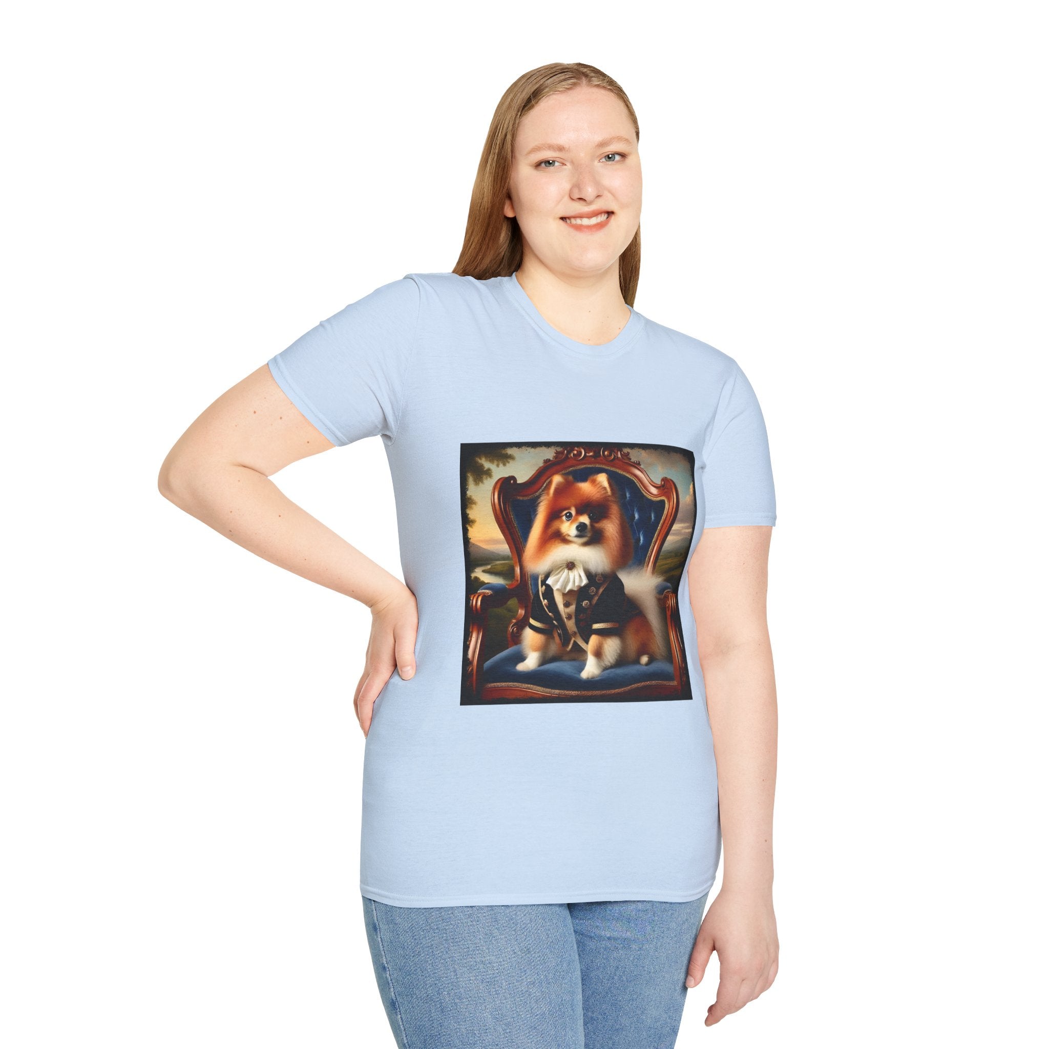 Pomeranian Posh Prince | Unisex Dog T-Shirt