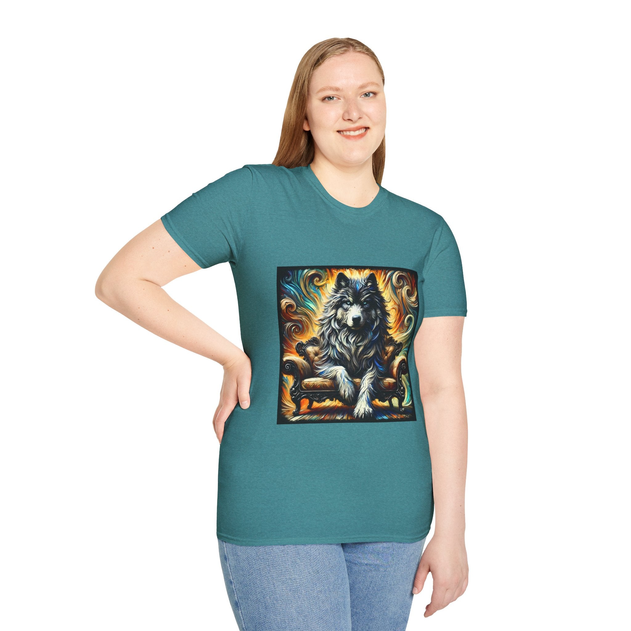 Dire Wolf Sun Swirl | Unisex Dog T-Shirt
