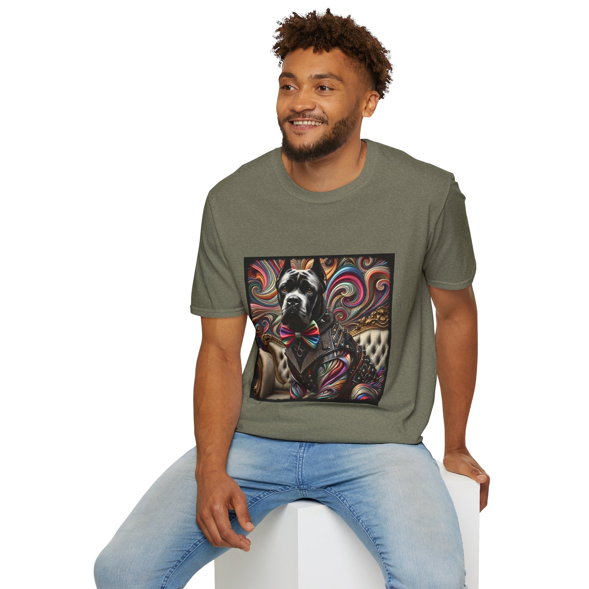 Cane Corso Edgy Rocker  | Unisex Dog T-Shirt