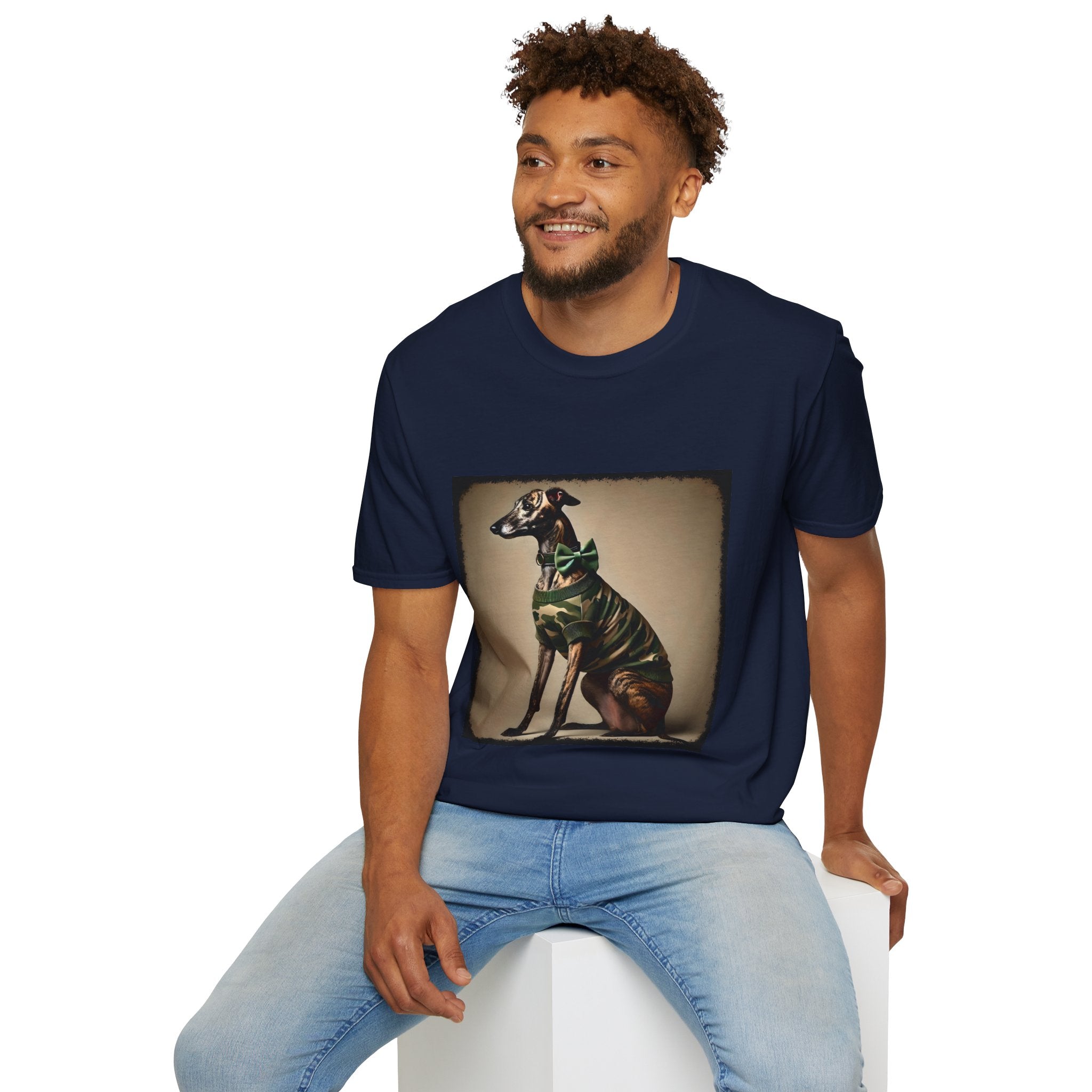Greyhound Brindle Camo Cutie | Unisex Dog T-Shirt