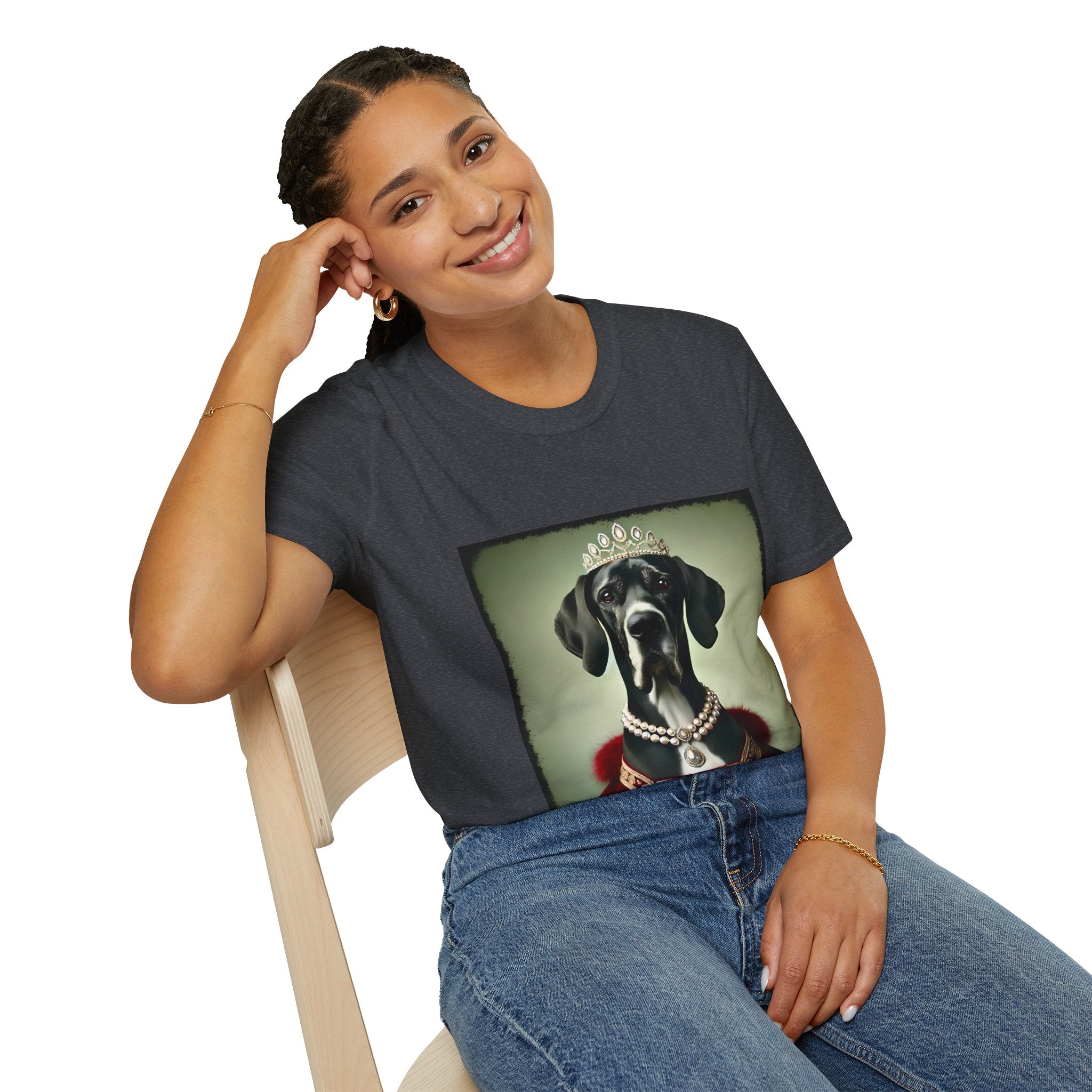 Great Dane Pearl Princess | Unisex Dog T-Shirt