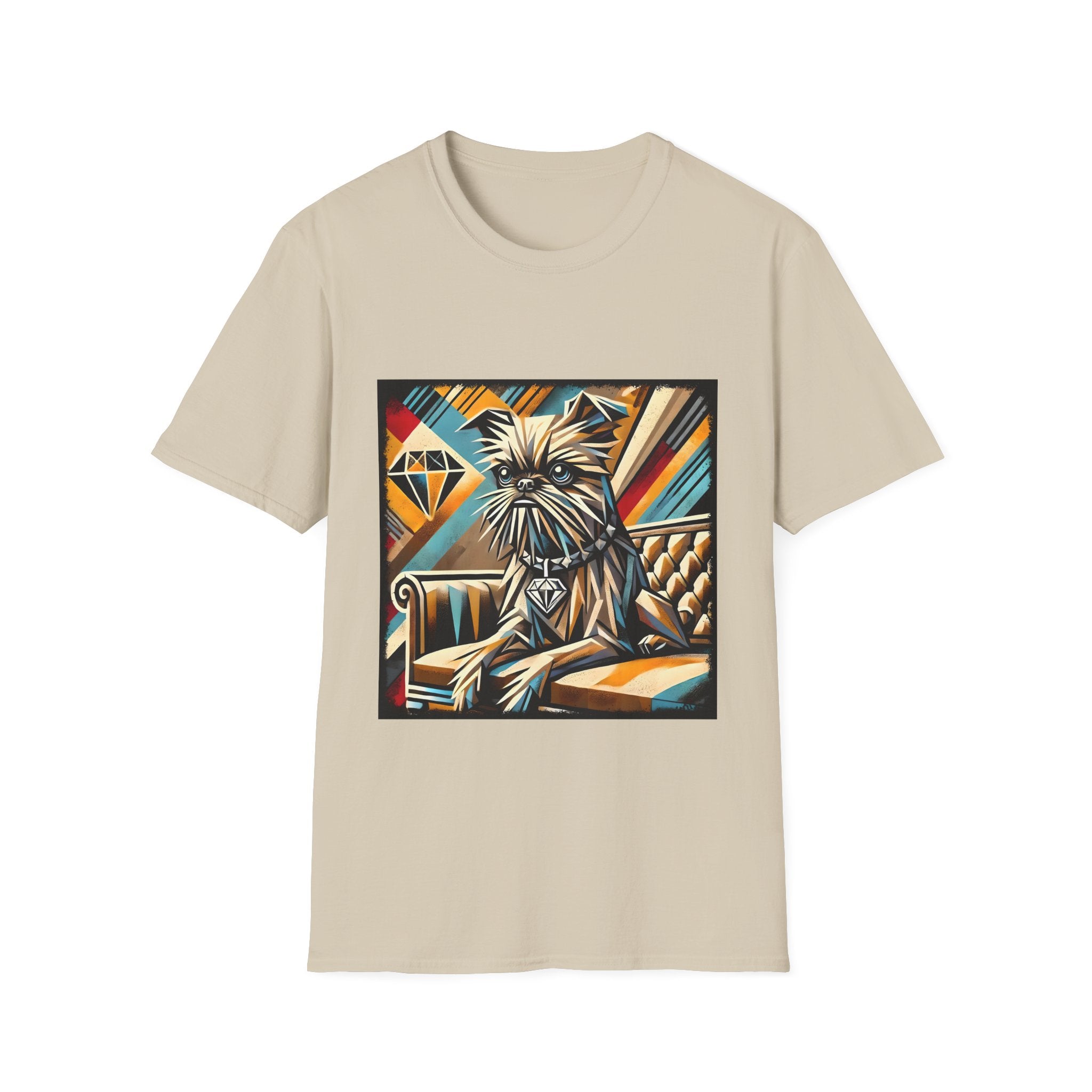 Brussels Griffon Vivid Geometric | Unisex Dog T-Shirt