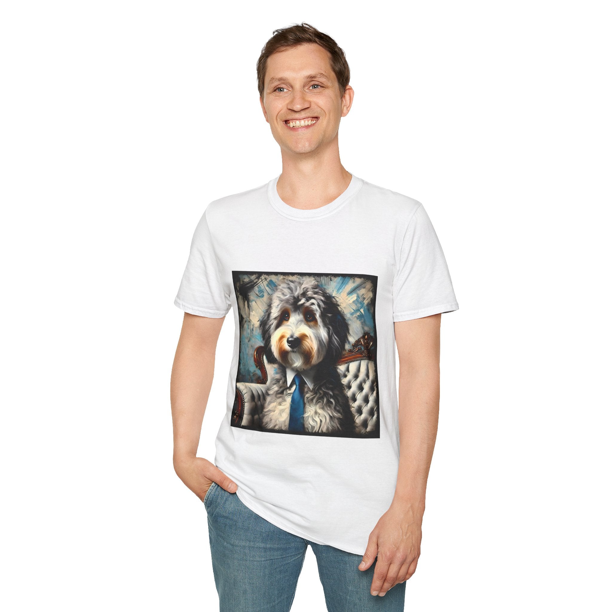 Aussiedoodle Silver Gent | Unisex Dog T-Shirt