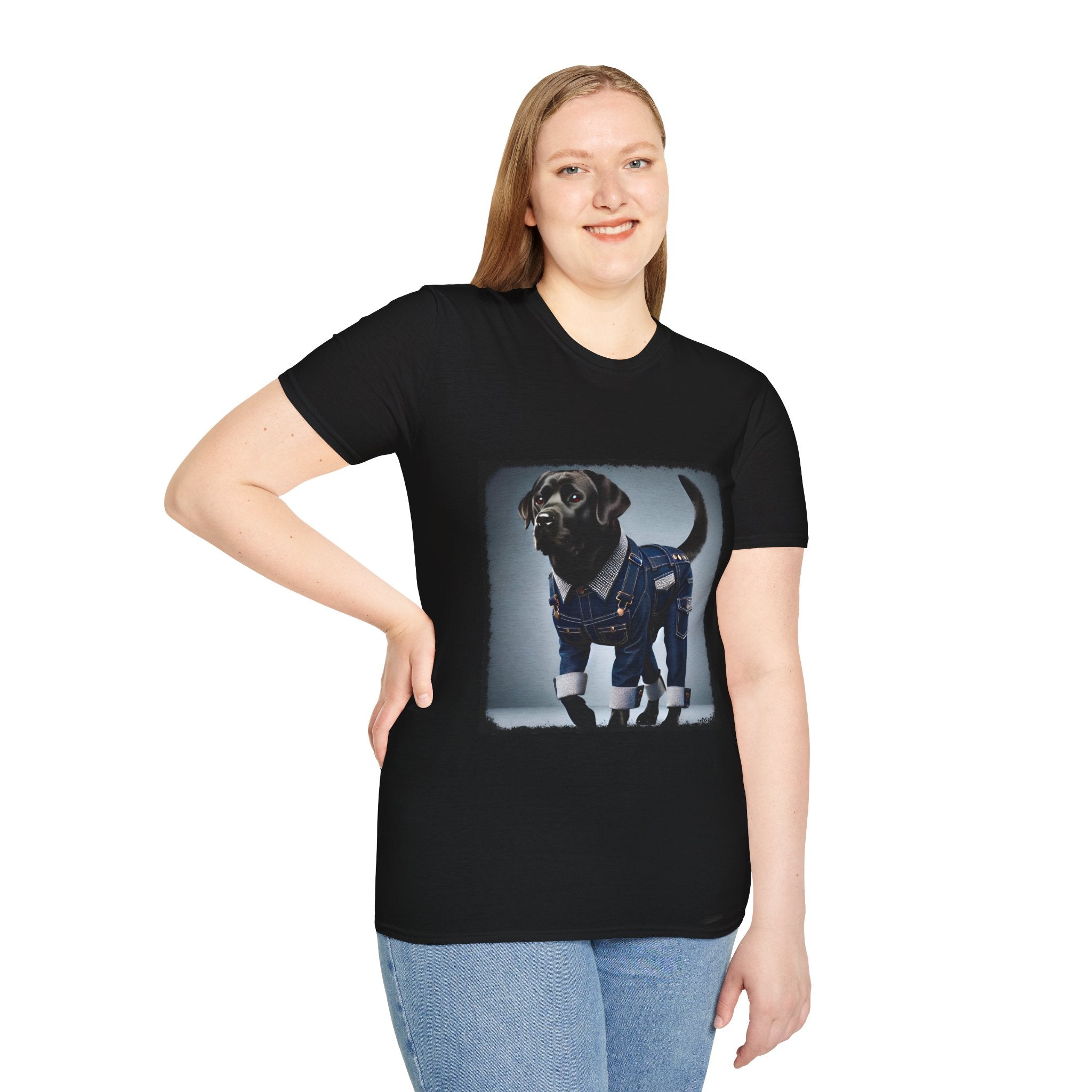 Labrador Retriever Denim Mood | Unisex Dog T-Shirt